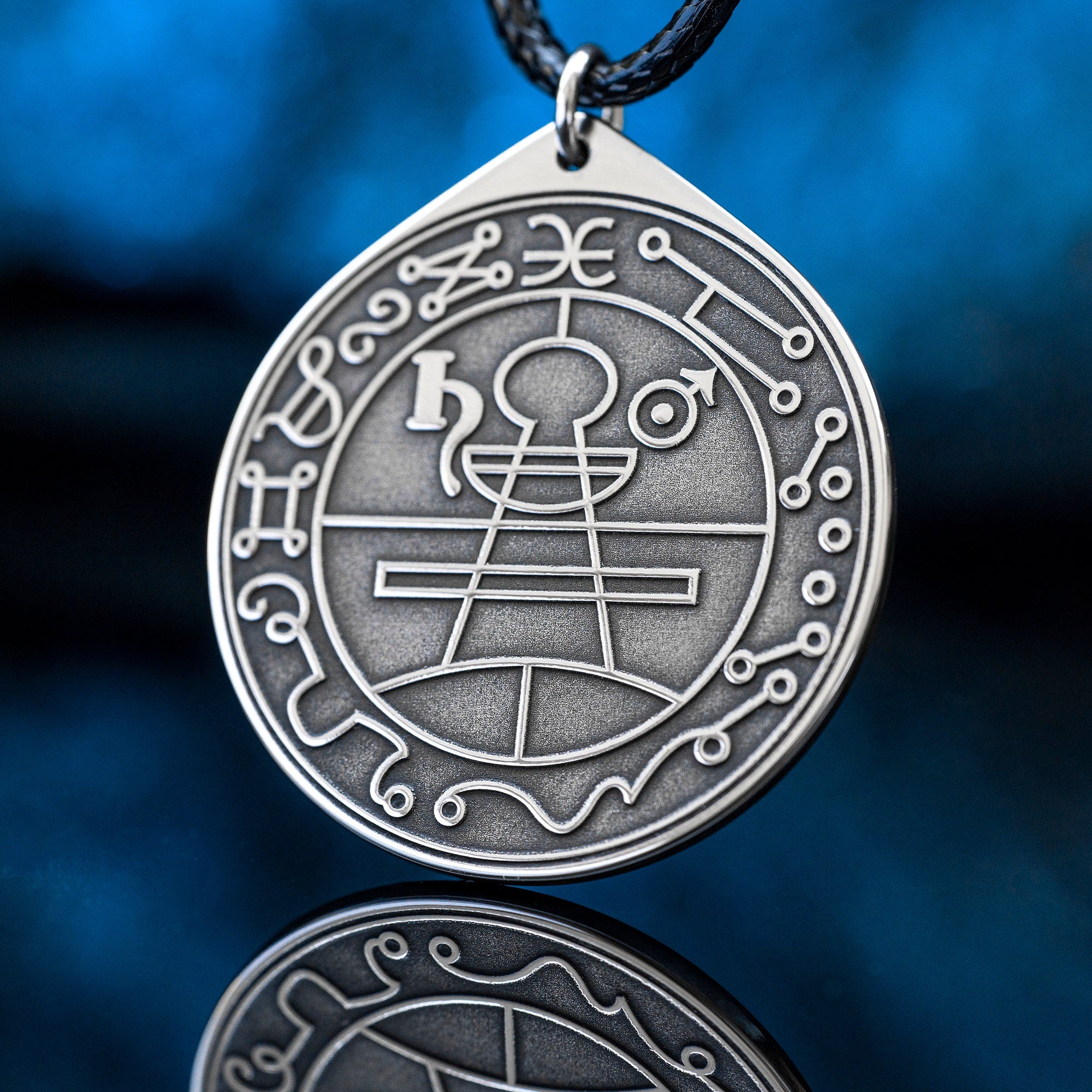 Secret Seal of Solomon Pendant: Goetia Kabbalah Amulet Magic