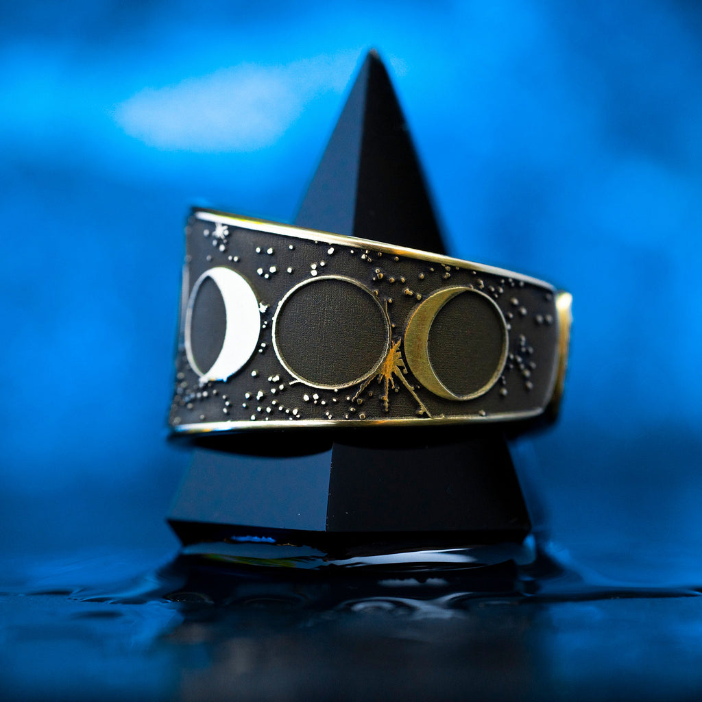 Lilith Seal Ring: Mother of Night, Moon Goddess, Goetia Solomon Occult Talisman