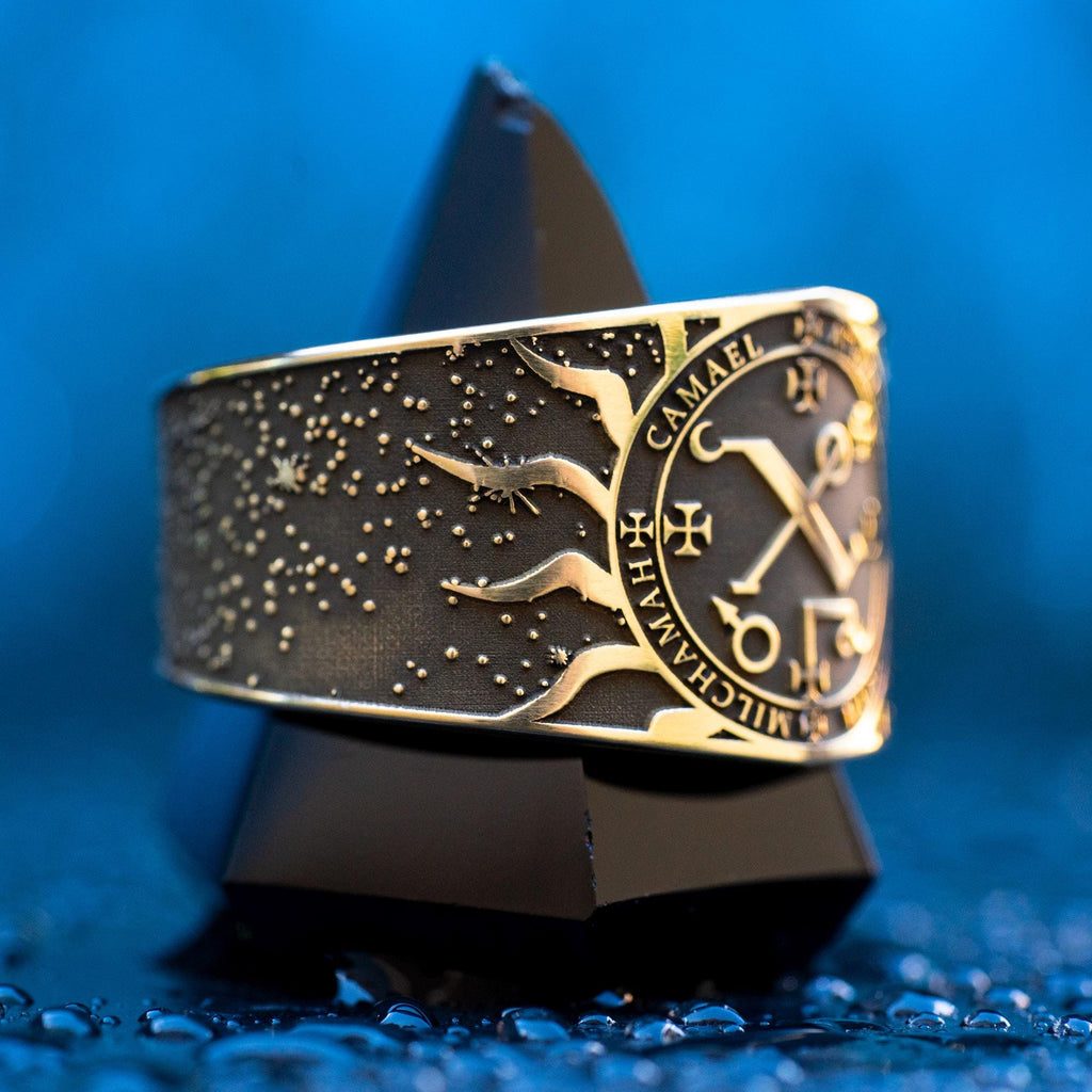 Camael Seal Ring: Archangel of Strength and Justice, Goetia Solomon, Angelic Protection