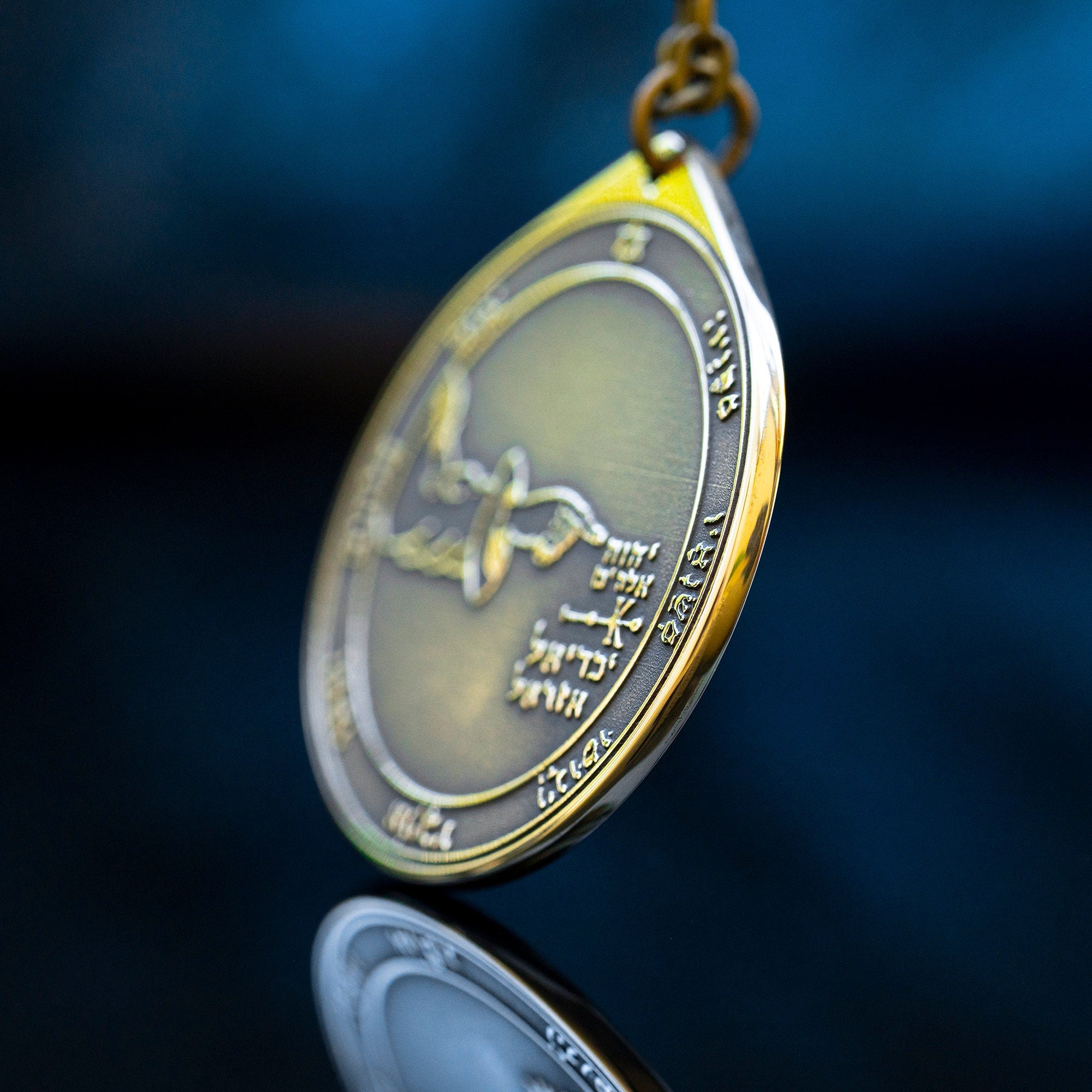 The Fifth Pentacle of the Moon pendant Solomon kabbalah amulet talisman seal goetia occult magic lemegeton