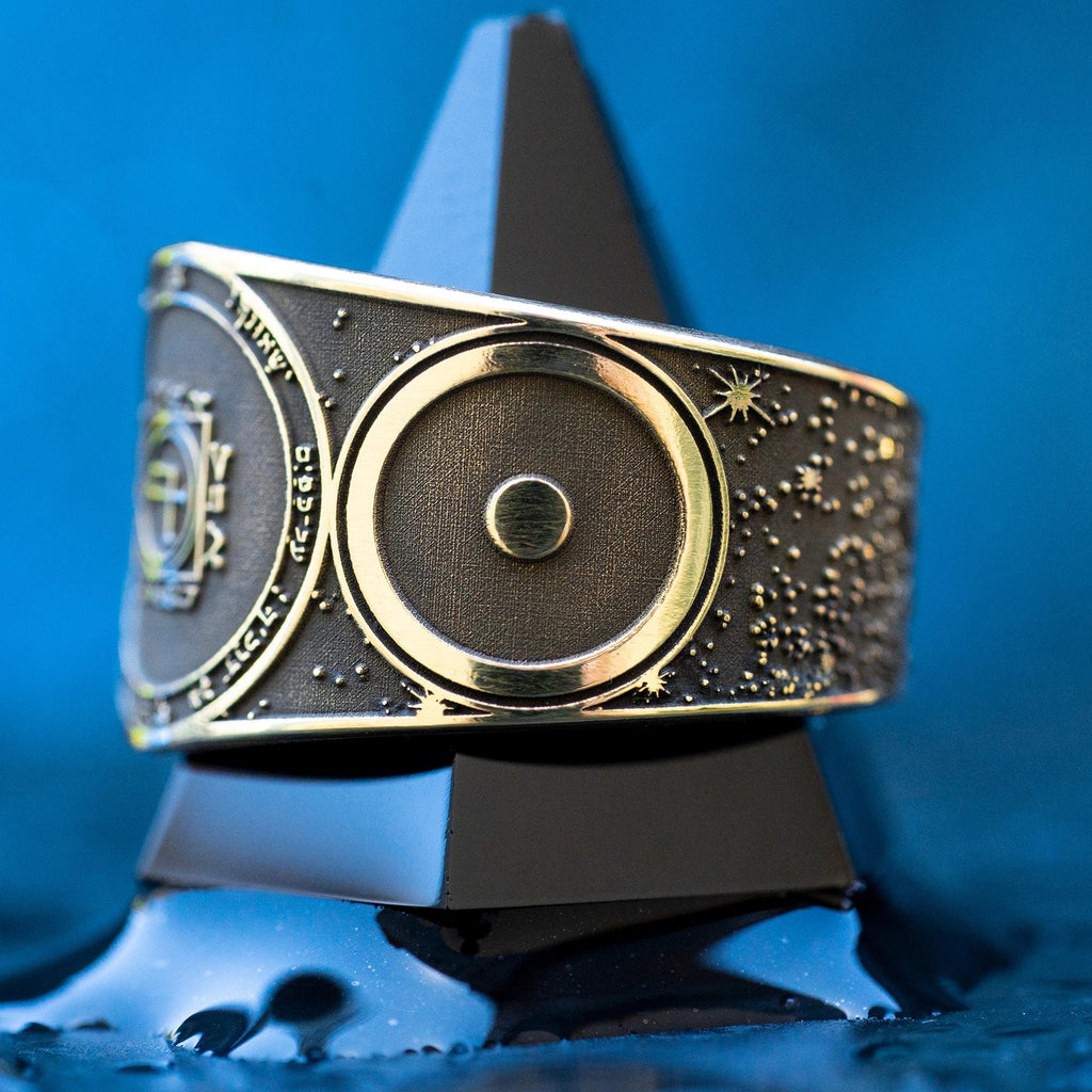 Goetia Fifth Pentacle of the Sun Ring: Kabbalah Amulet Talisman