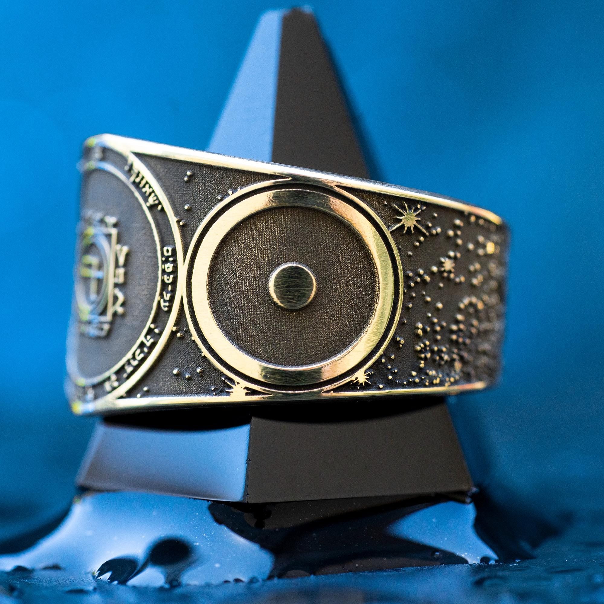 Goetia Fifth Pentacle of the Sun Ring: Kabbalah Amulet Talisman