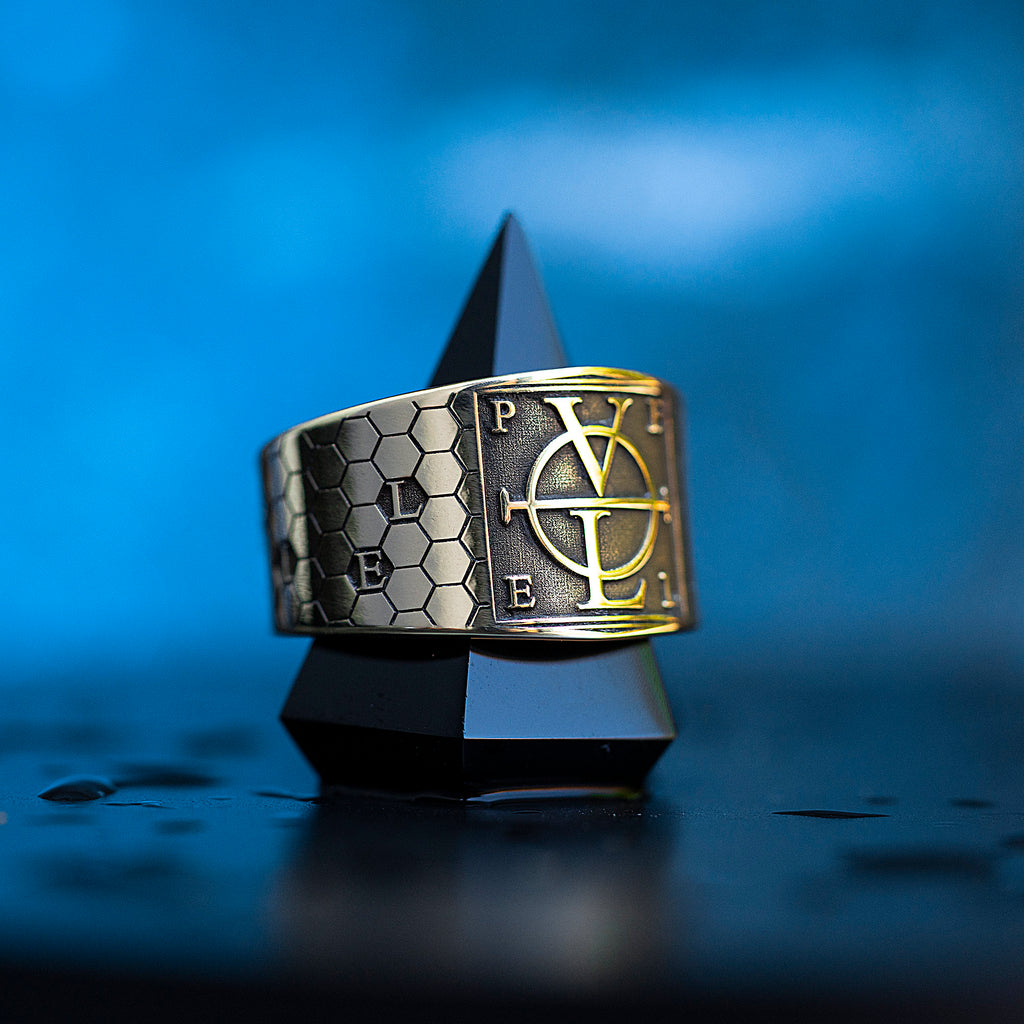 Enochian PELE Brass Ring