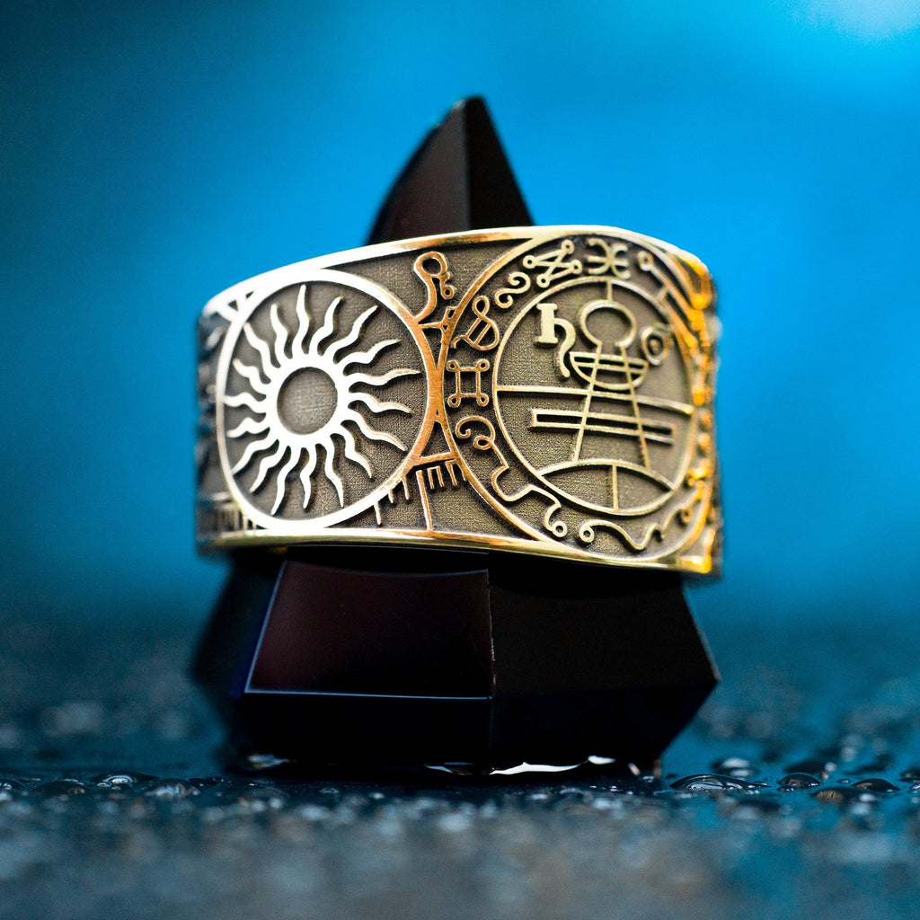 Secret Seal of Solomon Ring: Goetia Solomon Kabbalah Talisman