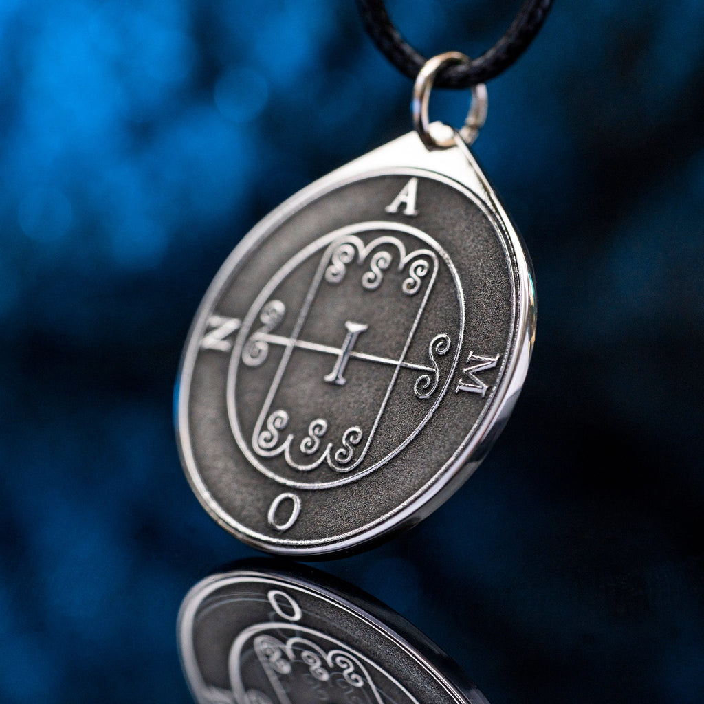 Amon Seal Amulet Pendant: Lesser Key of Solomon, Kabbalah Talisman