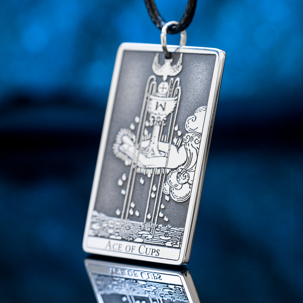 Ace of Cups Tarot Pendant