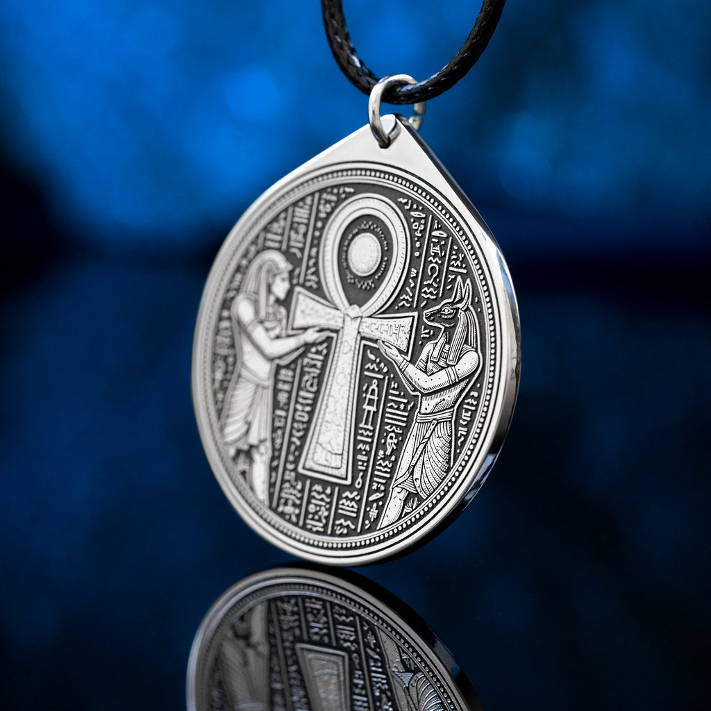 Ankh Pendant: Egyptian Symbol of Life, Protection, and Ancient Power, Amulet Pharaoh, Anubis Talisman