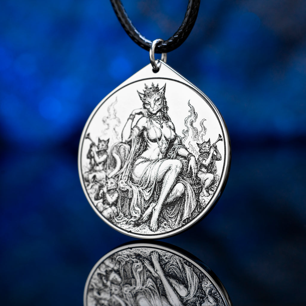 King Beleth seal Pendant with Ars Goetia symbolism of love, desire, attraction, music, and royal demonic power