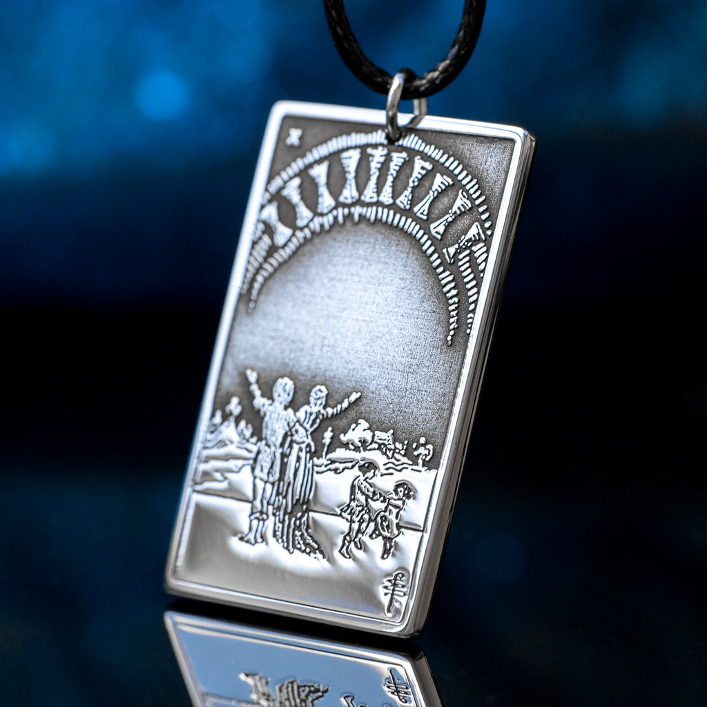 Ten of Cups Tarot Card Pendant