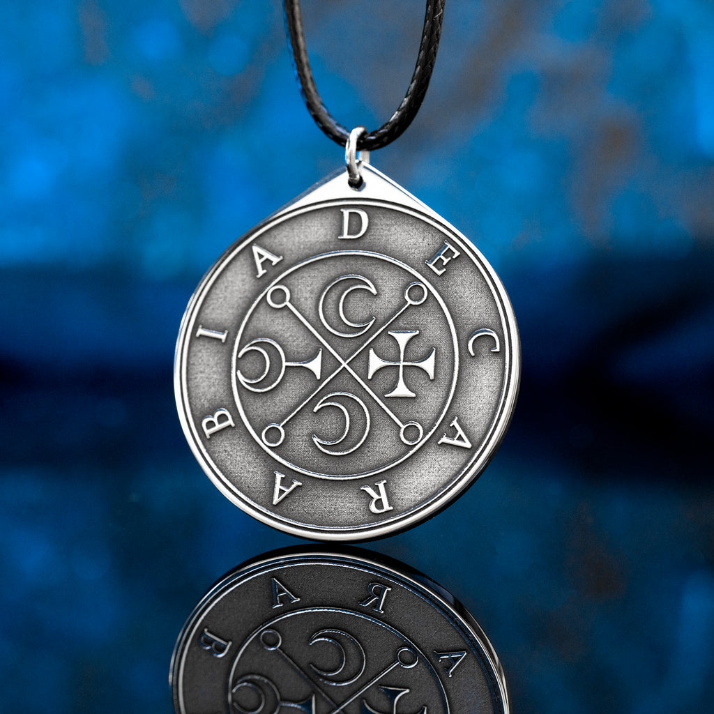 Decarabia Seal Pendant: Demon of Herbs, Gemstones, Stars and Hidden Knowledge, Solomon Goetia