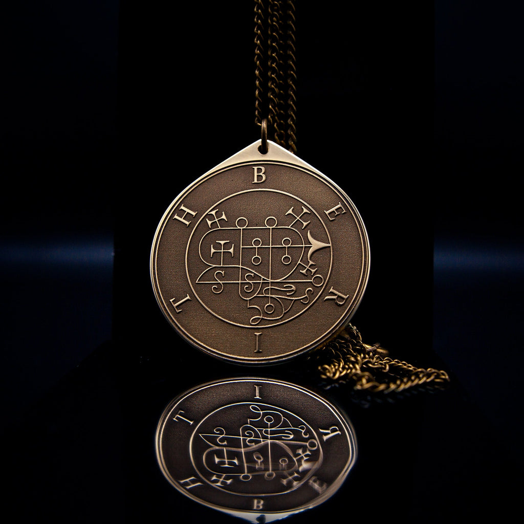 Berith Seal Pendant: Demon of Gold and Dignity, Solomon Goetia Kabbalah