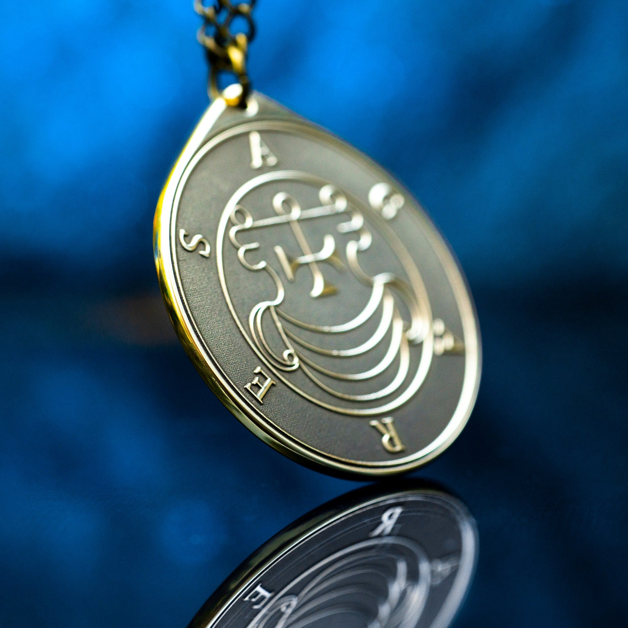 Agares Demon Destroyer Dignities Spiritual and Temporal - Lesser Key of Solomon Seal pendant amulet kabbalah occult magic goetia talisman