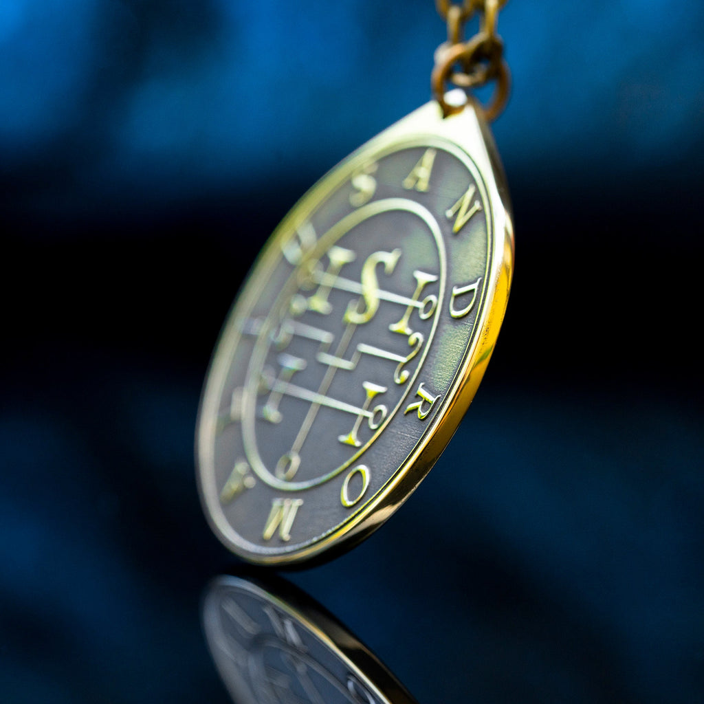 Earl Andromalius Demon of Thief and Wickedness - Lesser Key of Solomon Seal demon pendant amulet kabbalah occult magic goetia talisman