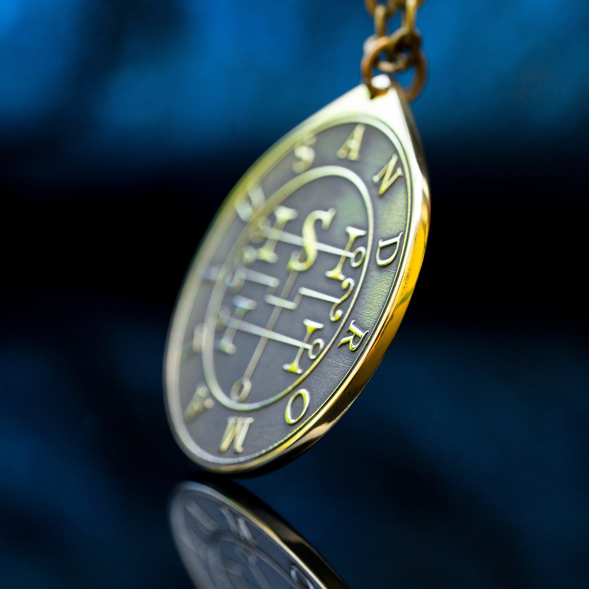 Earl Andromalius Demon of Thief and Wickedness - Lesser Key of Solomon Seal demon pendant amulet kabbalah occult magic goetia talisman