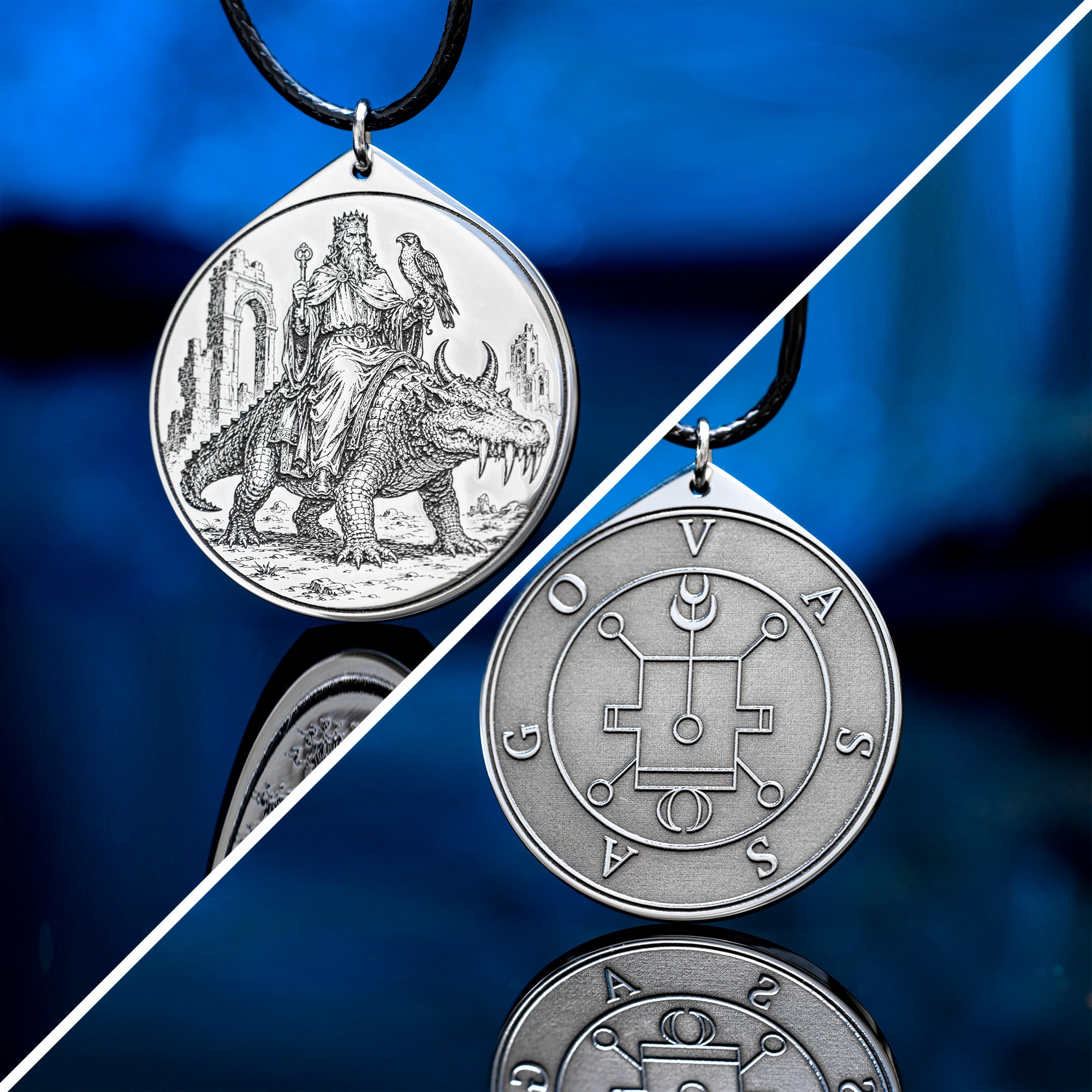 Vassago Seal Pendant: Demon of Prophecy, Hidden Things, Lost Knowledge, Ars Goetia Talisman