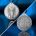 Archangel Gabriel Pendant: Angel of Restoration and Revelation, Protection Amulet, Solomon Goetia Kabbalah Talisman