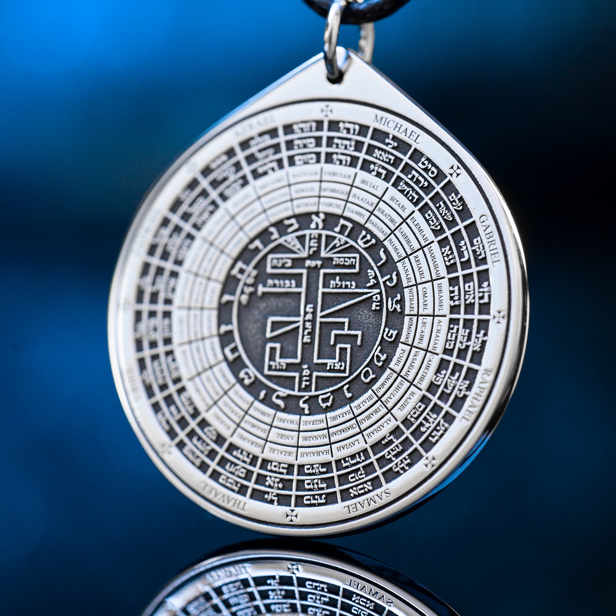 72 Names of God Pendant: Kabbalah Seal of Solomon Amulet