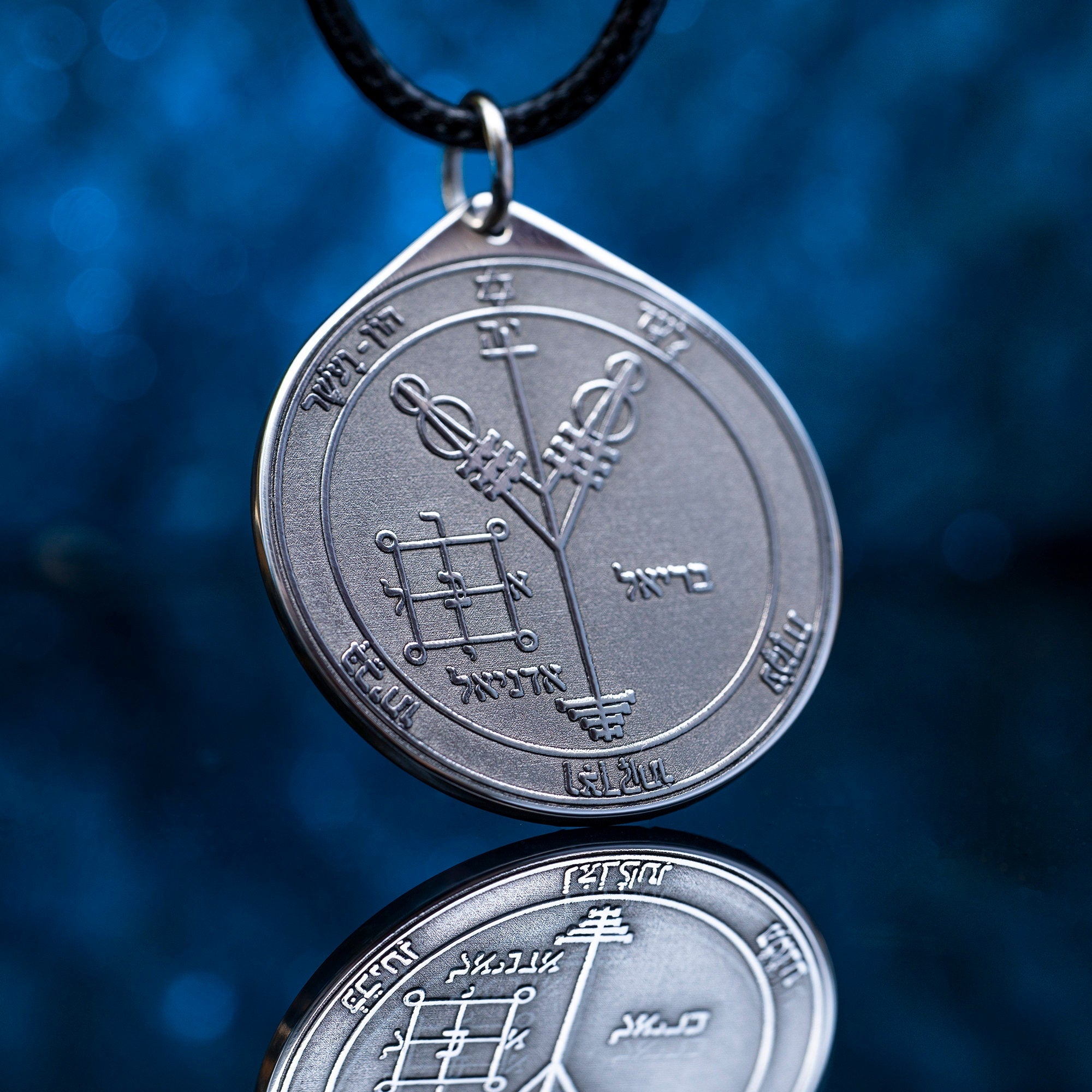 The Fourth Pentacle of Jupiter pendant Solomon kabbalah amulet talisman seal goetia occult magic lemegeton