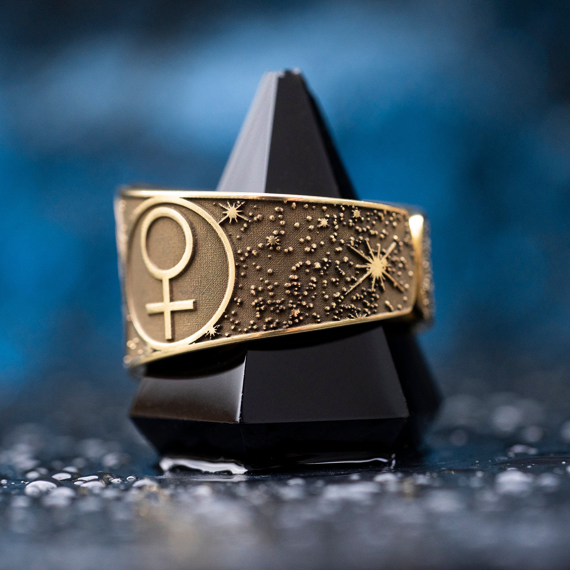 Goetia Fourth Pentacle of Venus Ring: Kabbalah Solomon Occult Magic Talisman