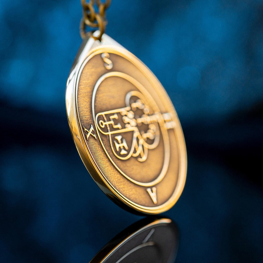 Shax Pendant: Demon of Theft and Deception, Goetia Solomon Kabbalah magic