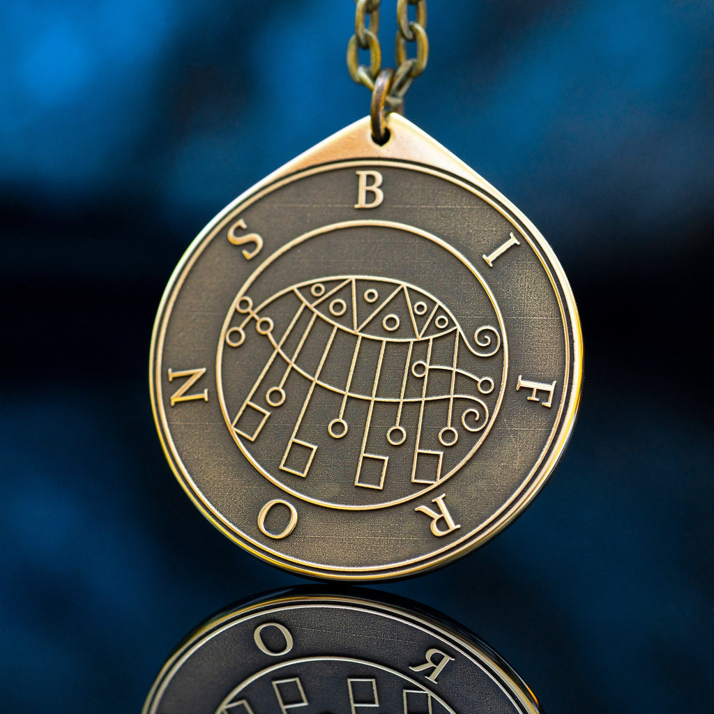 Earl Bifrons Seal Pendant: Lesser Key of Solomon Amulet