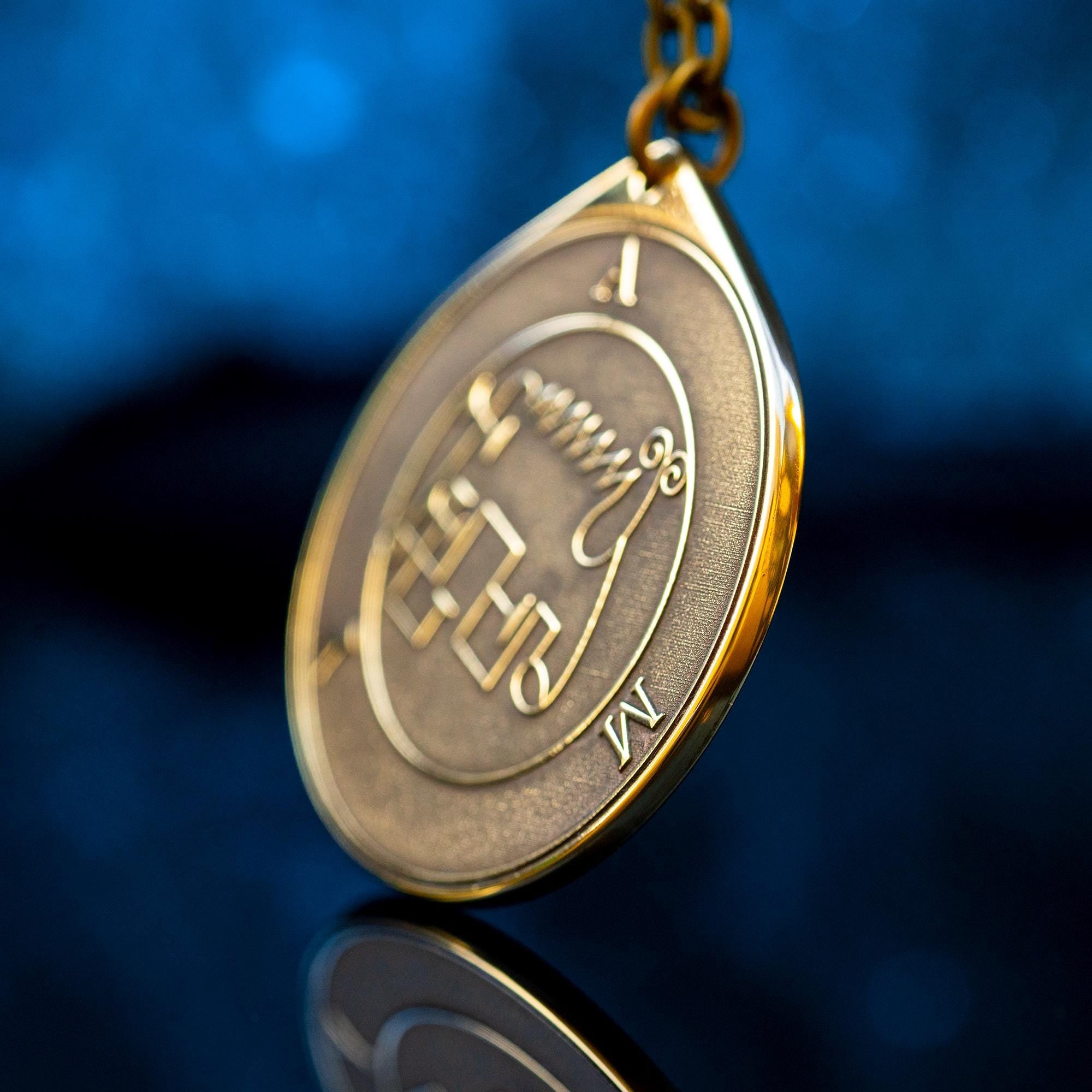 President Amy Demon of Wonderful Knowing - Lesser Key of Solomon Seal pendant amulet kabbalah occult magic goetia talisman