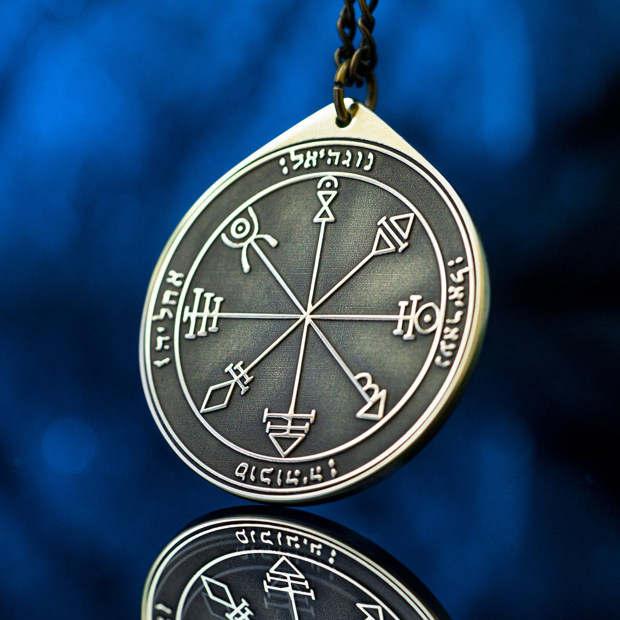 The First Pentacle of Venus pendant Solomon kabbalah amulet talisman seal goetia occult magic lemegeton