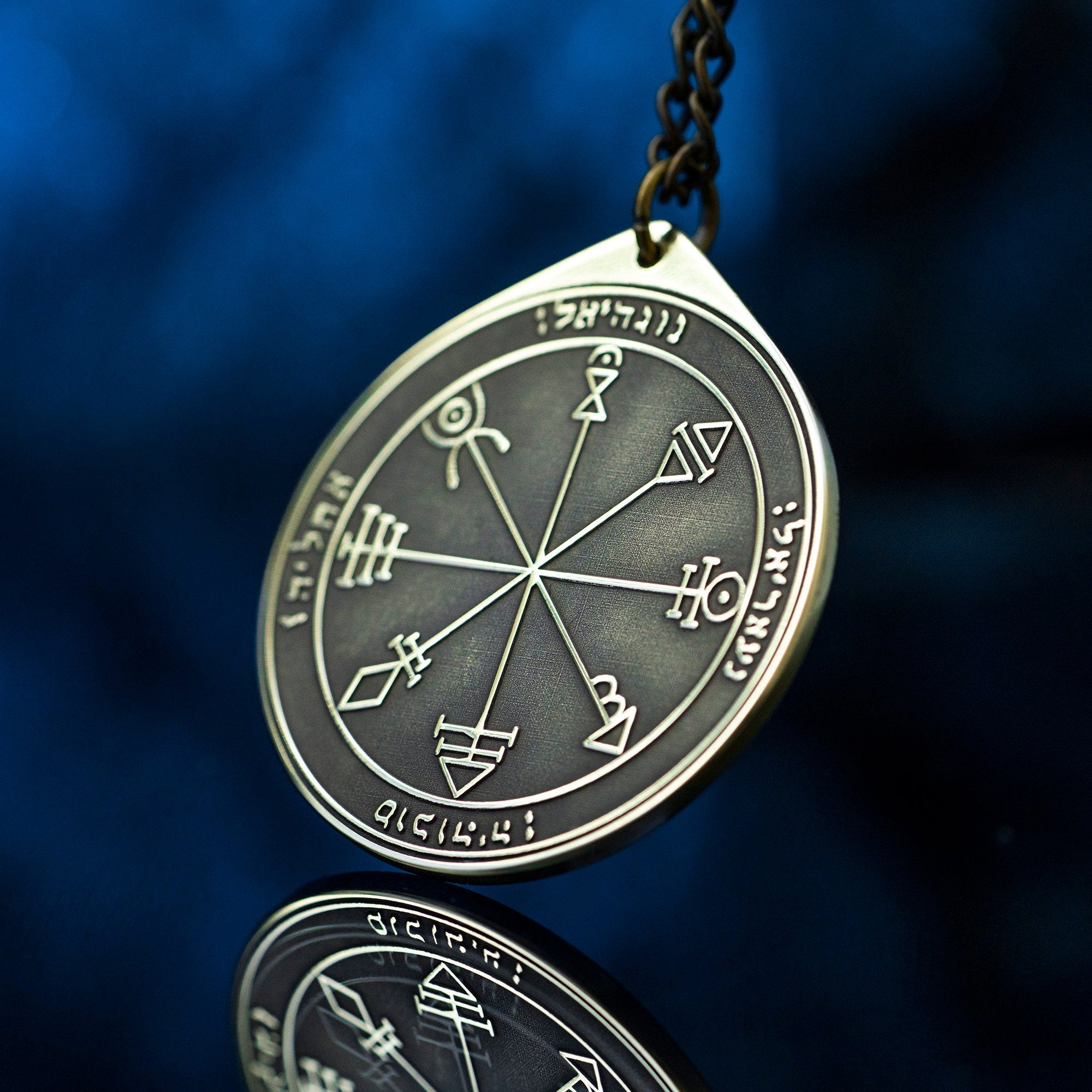 The First Pentacle of Venus pendant Solomon kabbalah amulet talisman seal goetia occult magic lemegeton
