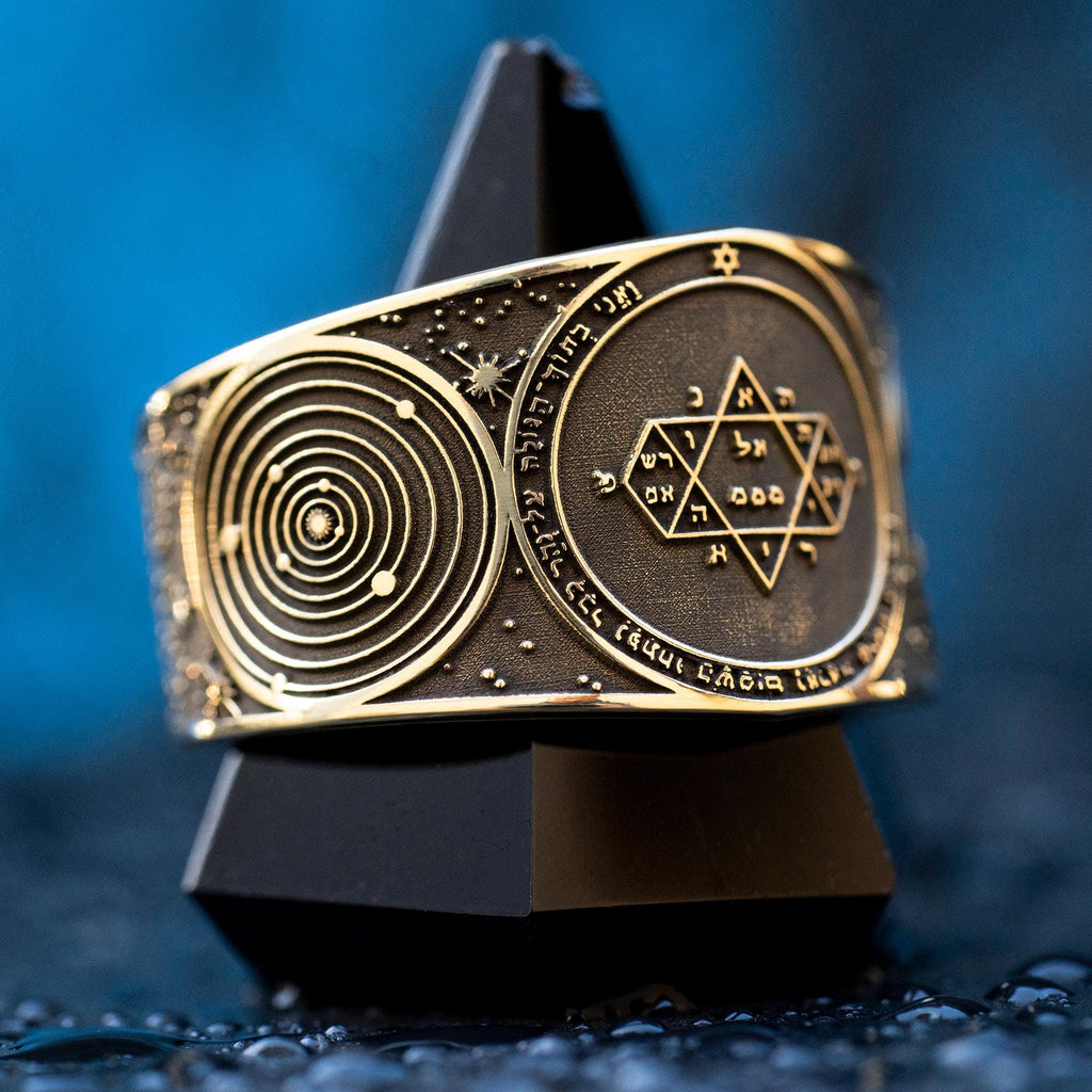 Goetia Fifth Pentacle of Jupiter Ring: Kabbalah Solomon Amulet