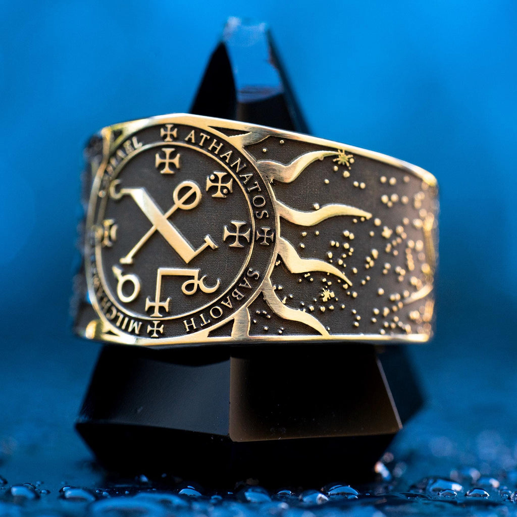 Camael Seal Ring: Archangel of Strength and Justice, Goetia Solomon, Angelic Protection