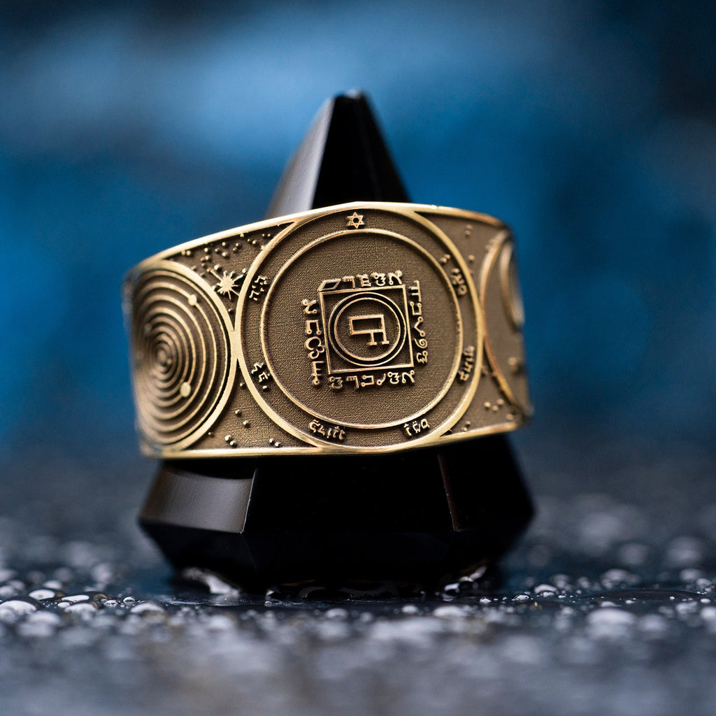 Goetia Fifth Pentacle of Venus Ring: Holy Planetary Seal, Solomon Kabbalah Talisman