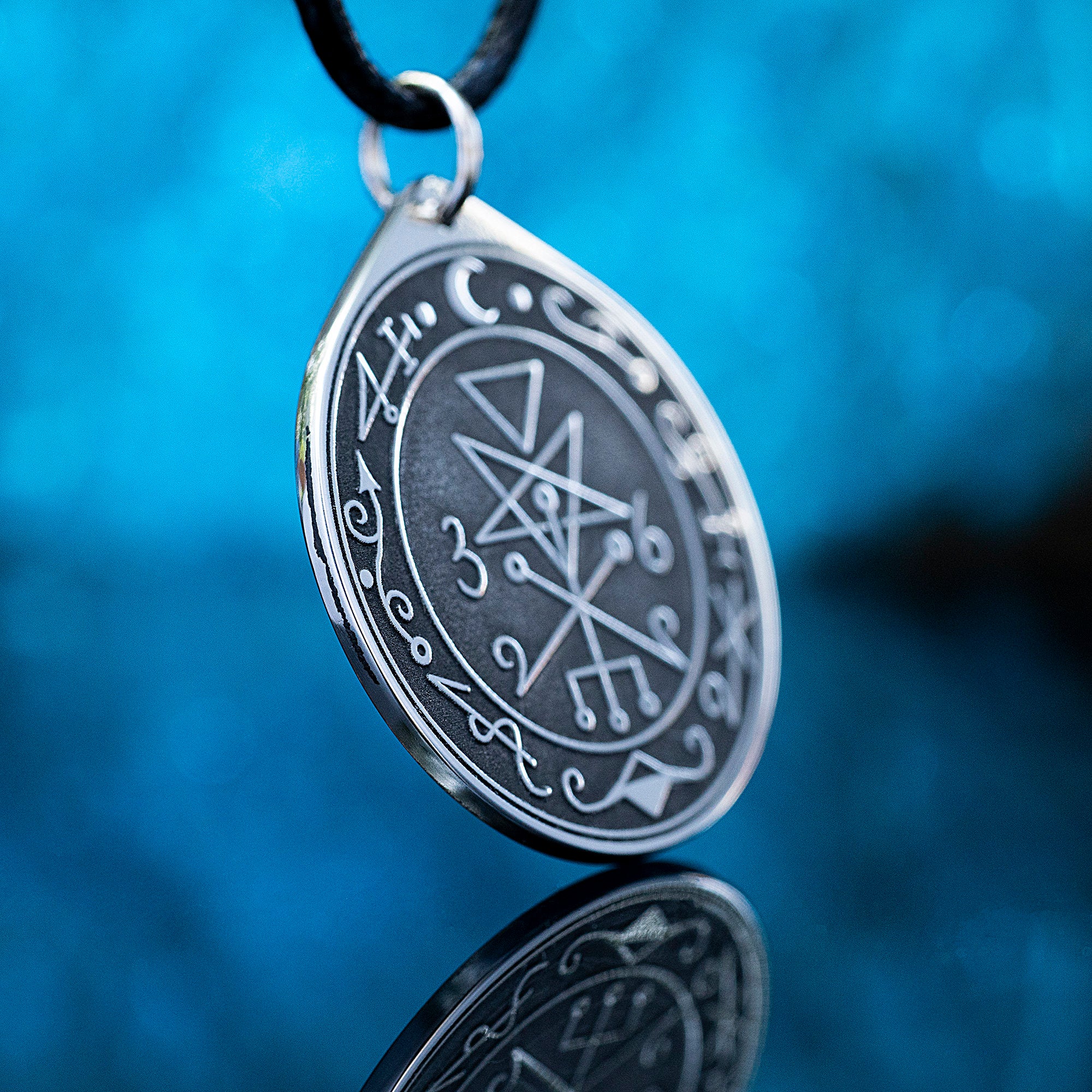Lilith Seal Pendant: Goddess of Night, Demoness of Seduction, Goetia Solomon Amulet Occult Talisman