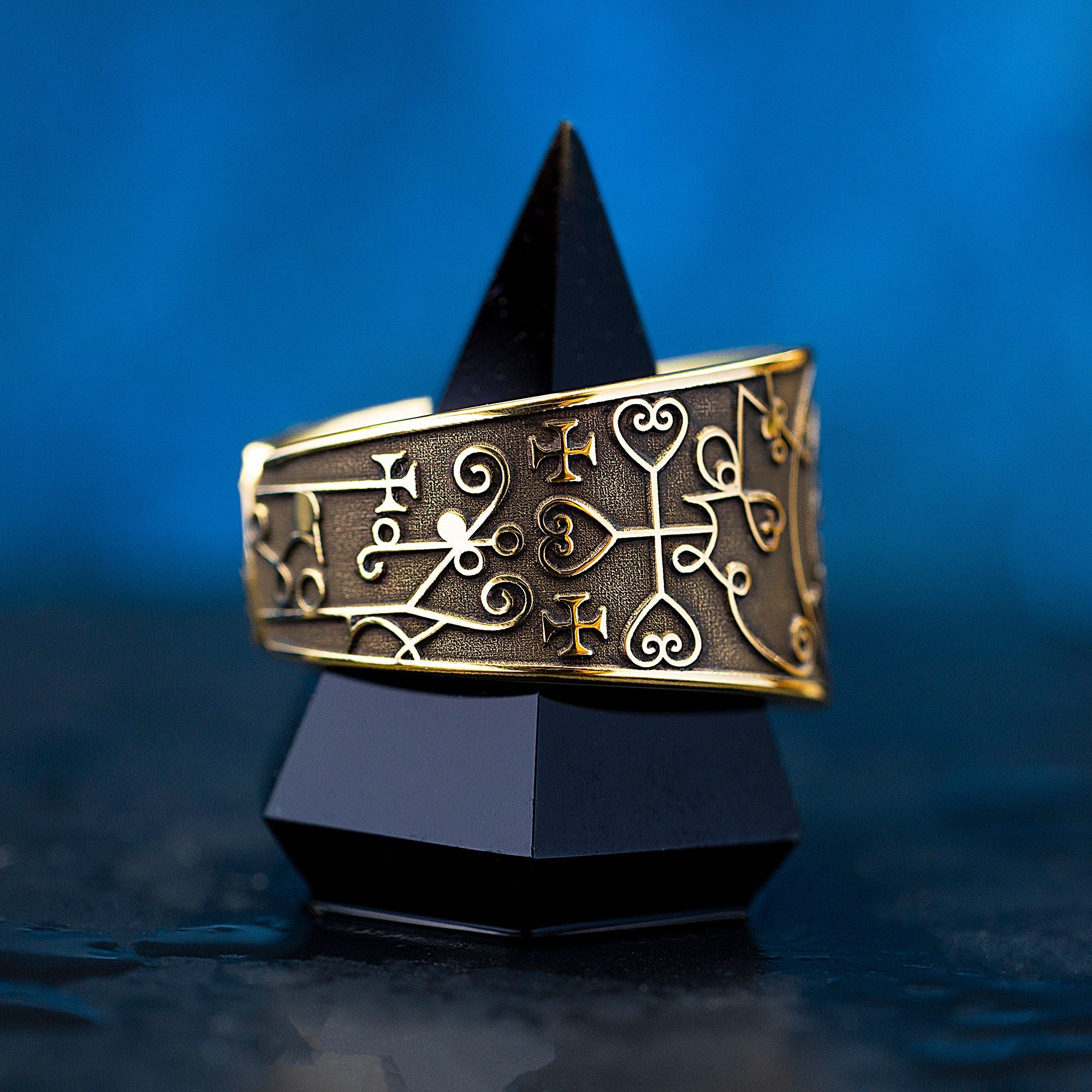 Beleth Seal Ring: Demon of Love and Royal Power, Solomon Goetia Kabbalah Occult Talisman