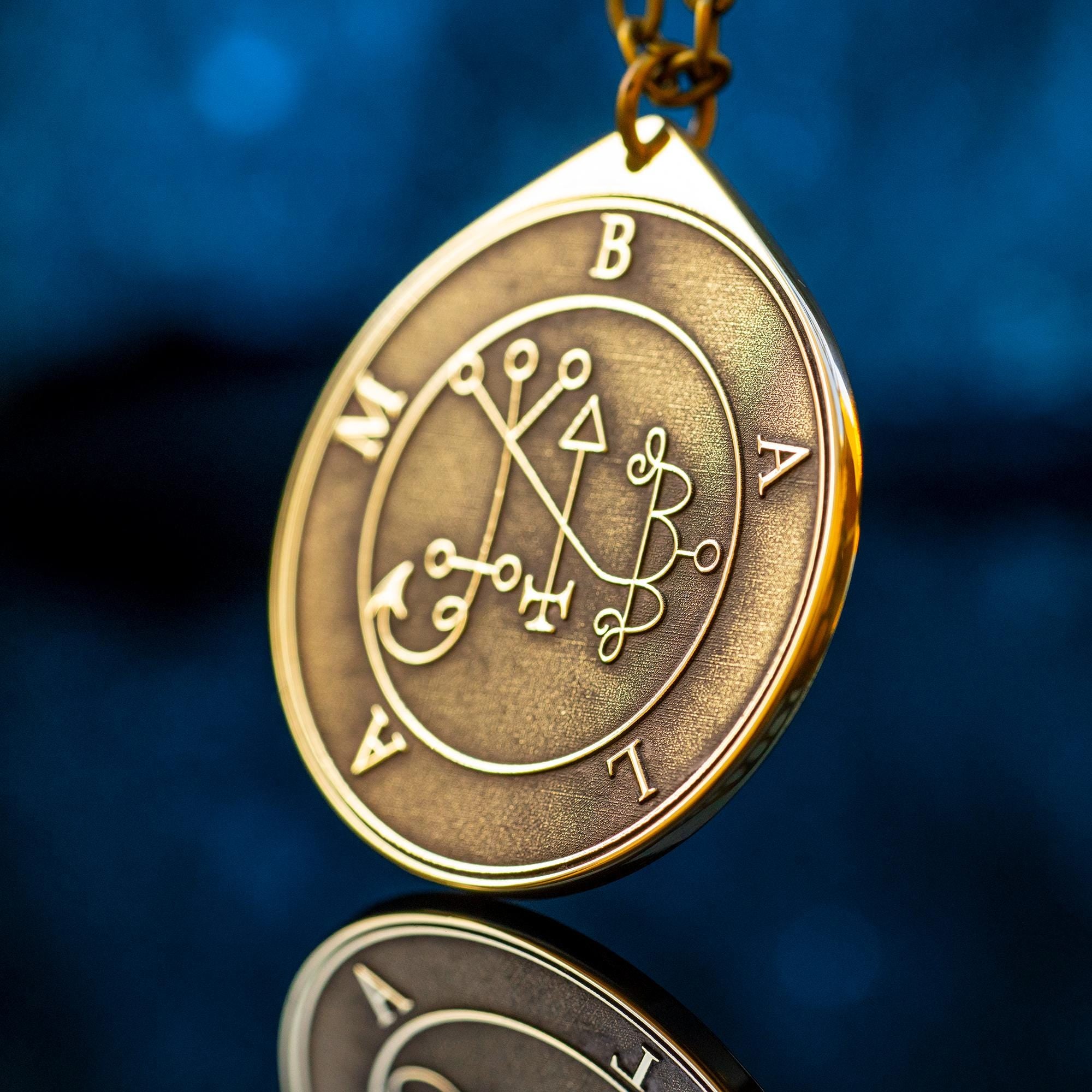 King Balam Seal Pendant: Lesser Key of Solomon Amulet