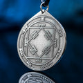 Third Sun Pentacle Pendant: Solomon Seal for Kingdom, Empire, Renown, Glory Talisman Amulet