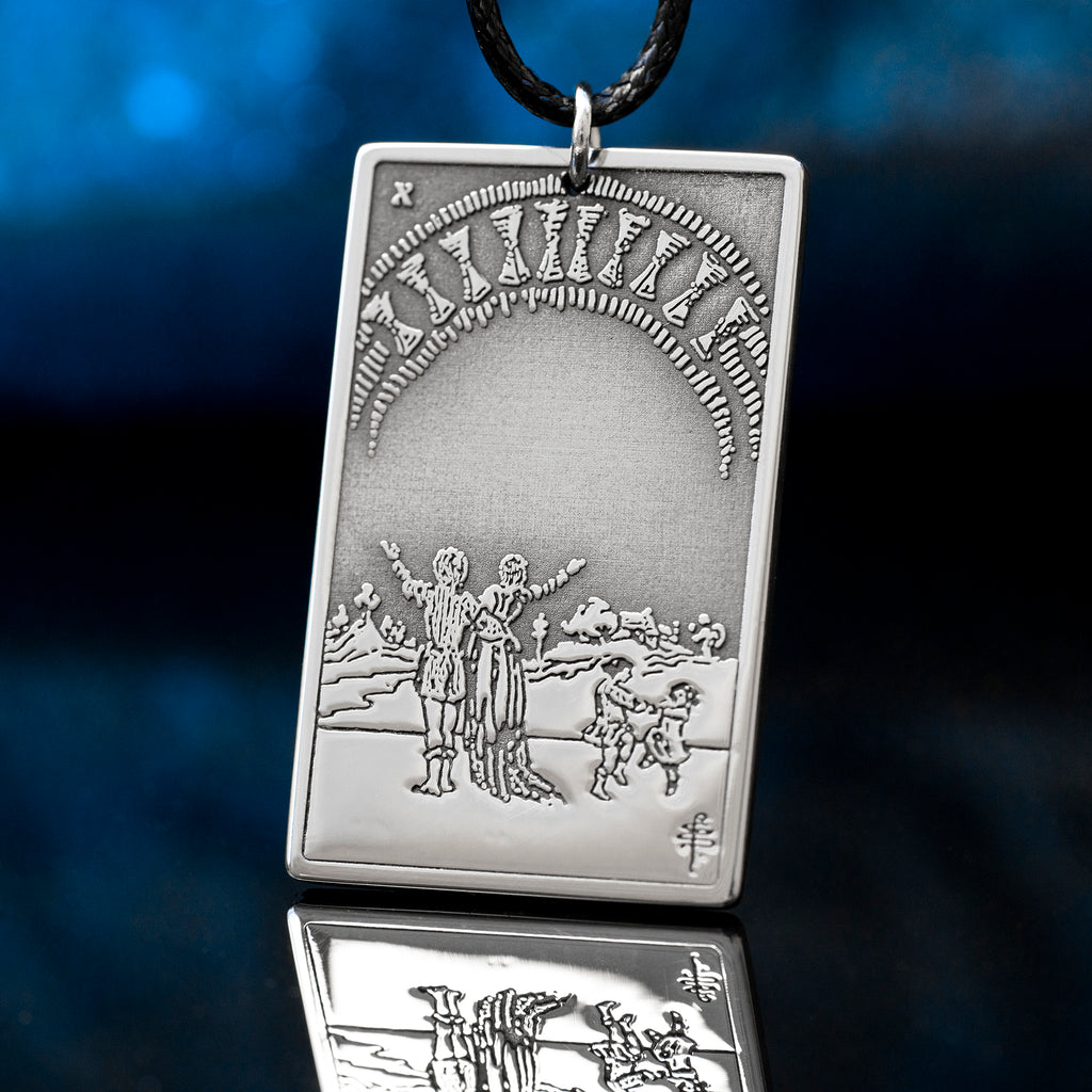 Ten of Cups Tarot Card Pendant