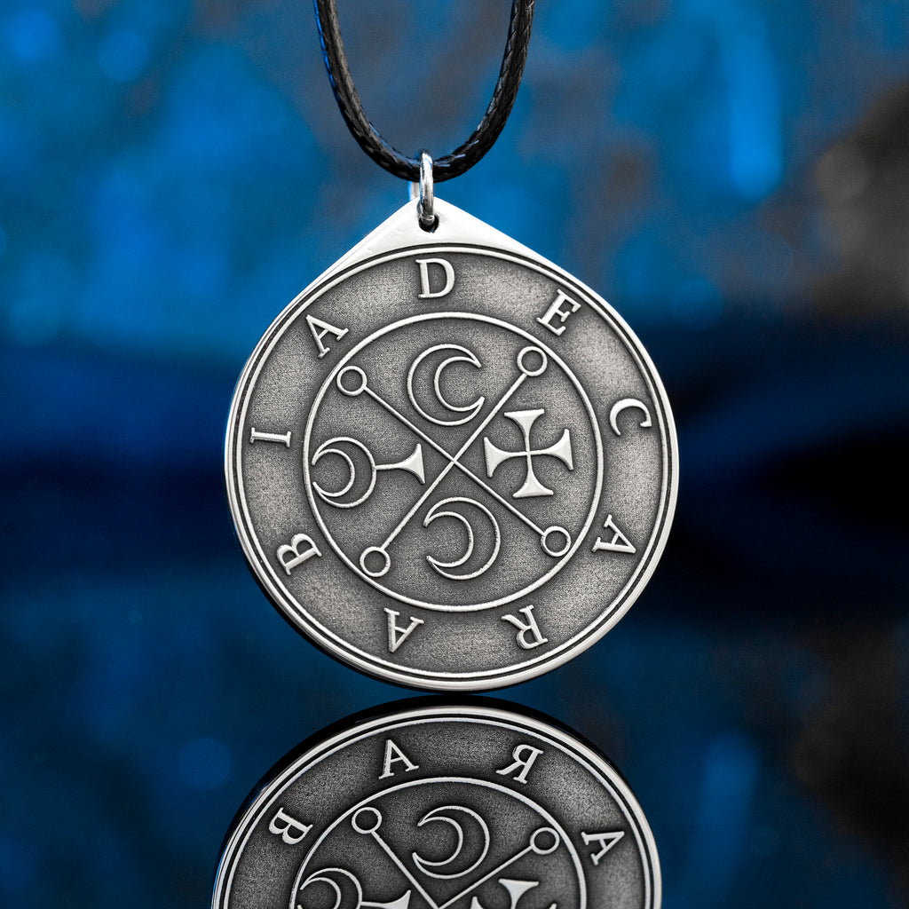 Decarabia Seal Pendant: Demon of Herbs, Gemstones, Stars and Hidden Knowledge, Solomon Goetia