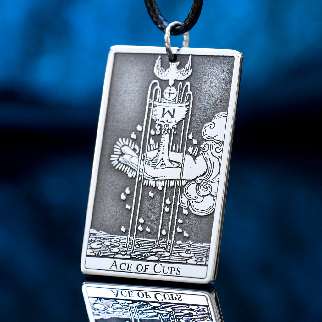 Ace of Cups Tarot Pendant