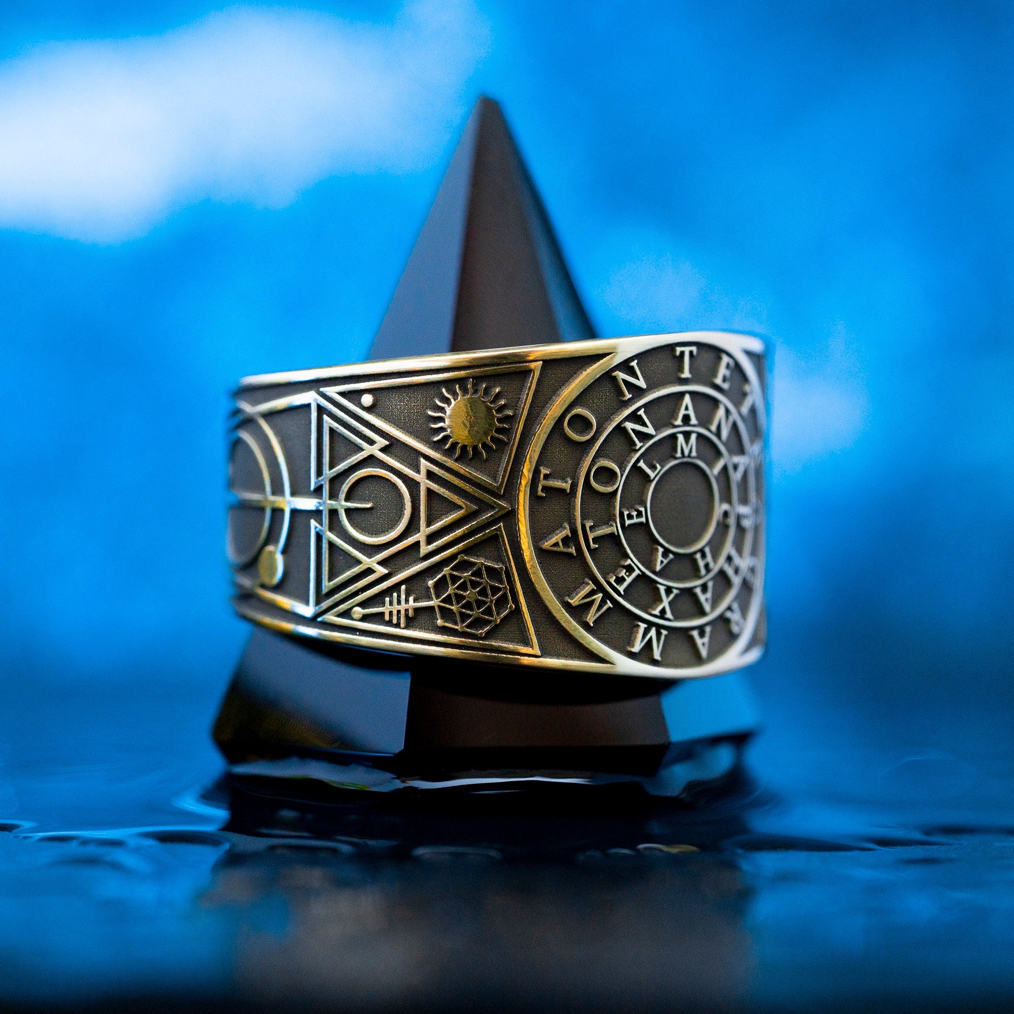 Magic Disc of Solomon Brass Ring: Kabbalah Talisman, Protection from Evil