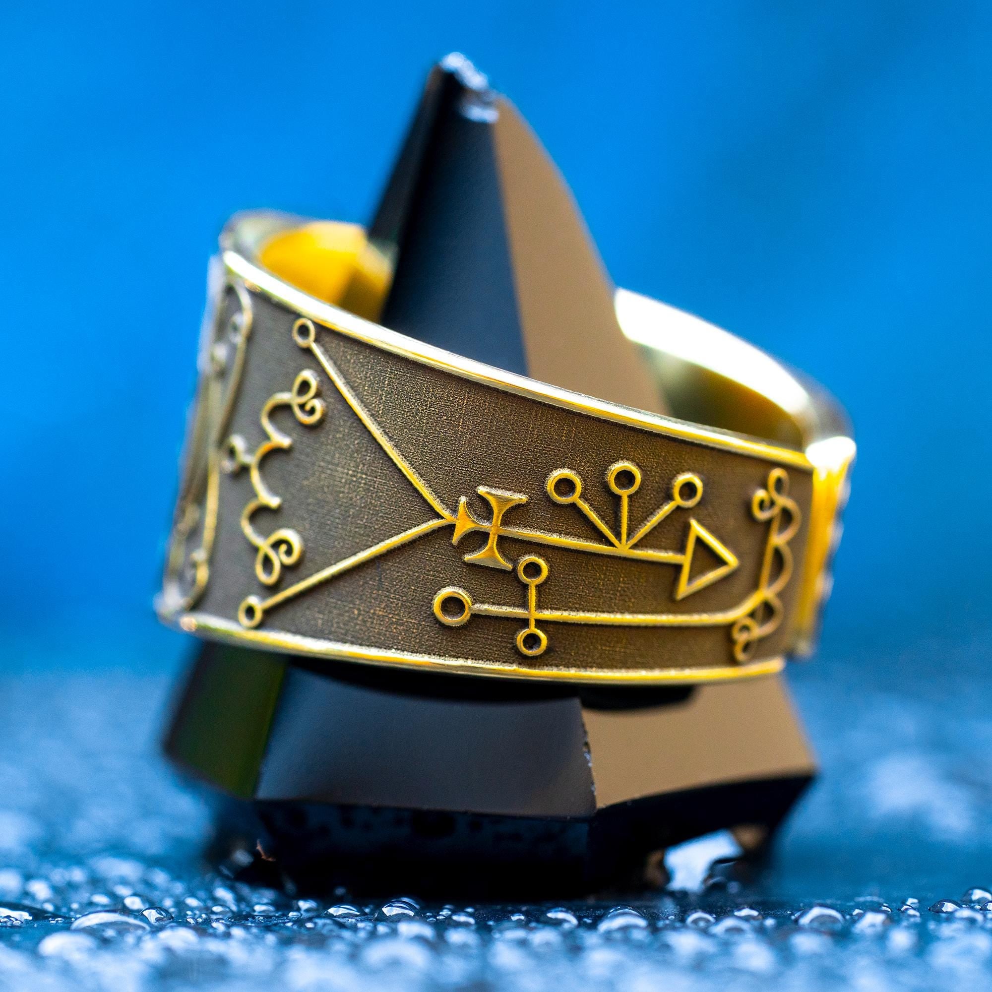 Balam Brass Ring: Demon of Invisibility and Prophecy, Solomon kabbalah amulet