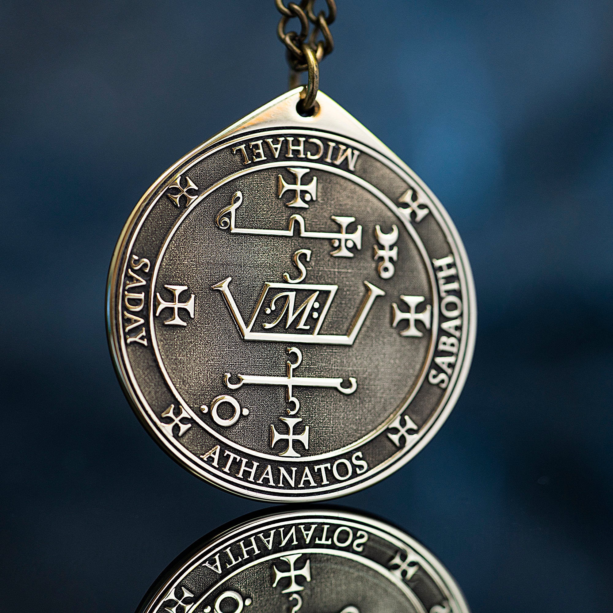 Archangel MICHAEL Protector Seal of Solomon pendant kabbalah amulet talisman angel occult goetia magic