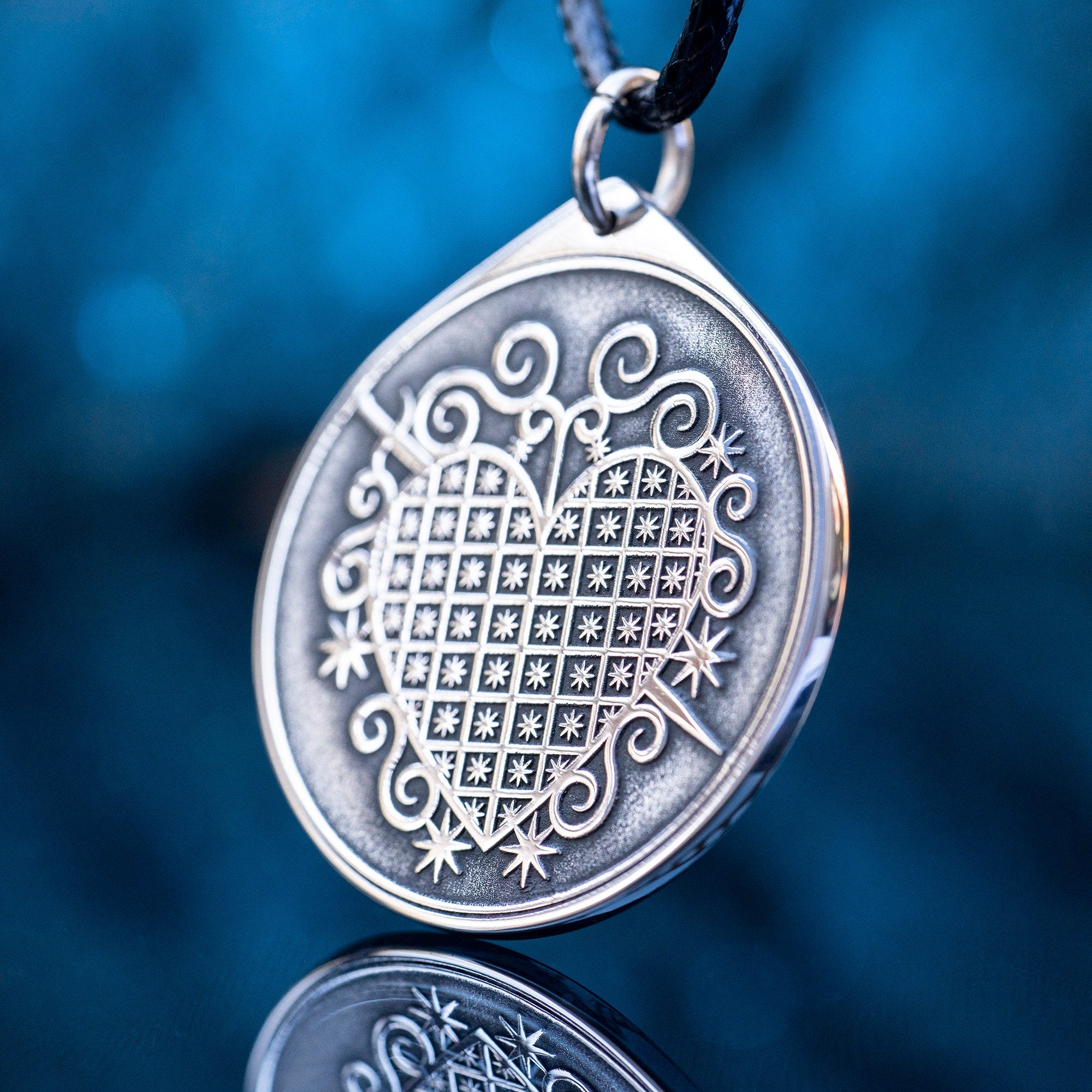 Mother Ezili Danto Pendant: Vodou Amulet Talisman, Fierce Love & Protection