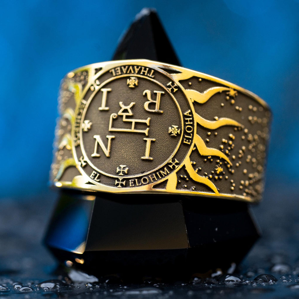 Archangel Thavael Seal Ring: Kabbalah Amulet Talisman