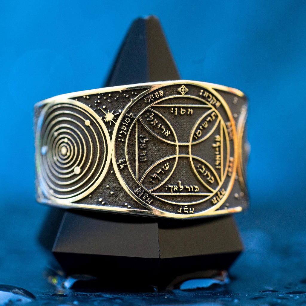 Goetia Seventh Pentacle of the Sun Ring: Kabbalah Amulet Talisman