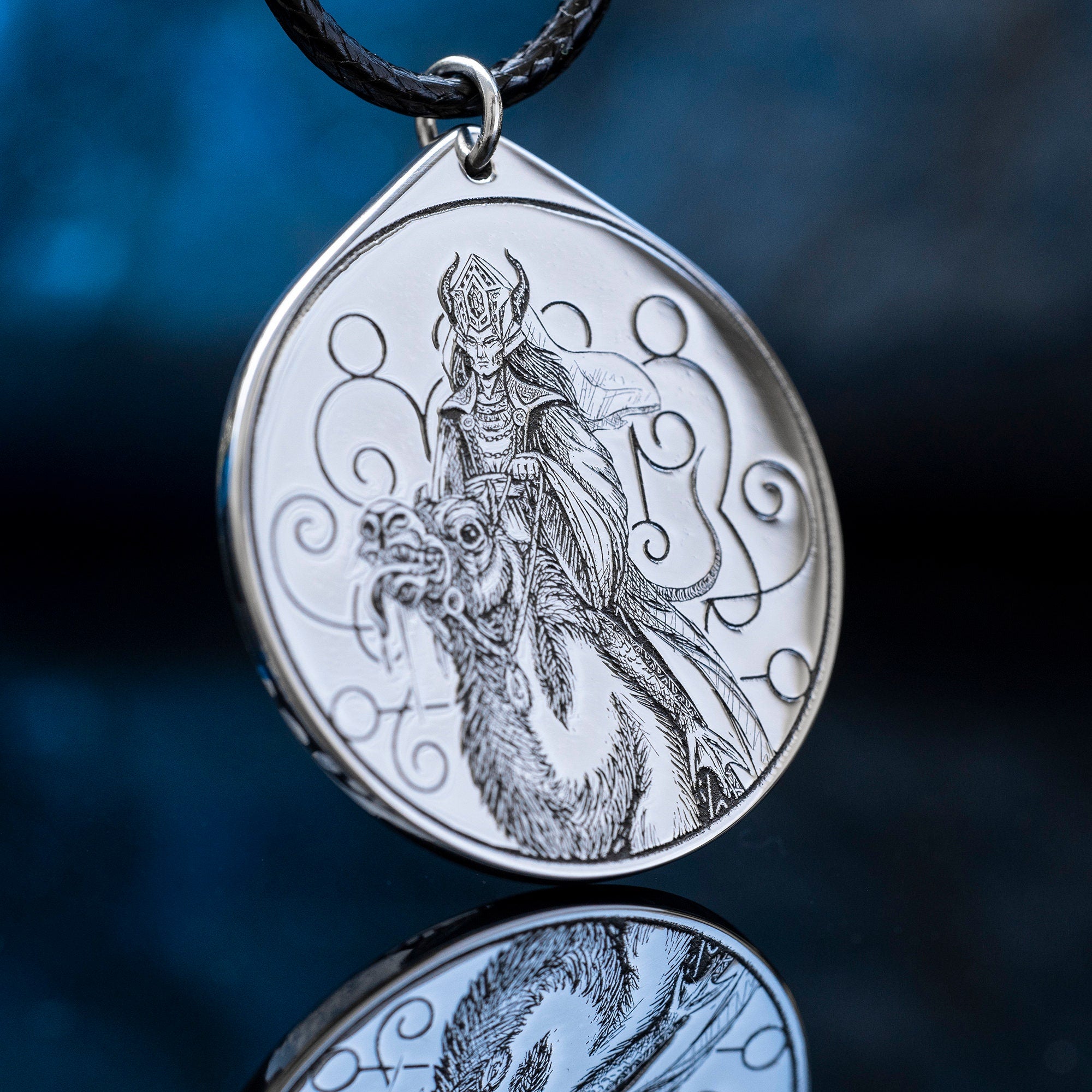 King Paimon Seal Pendant: Lesser Key of Solomon Amulet