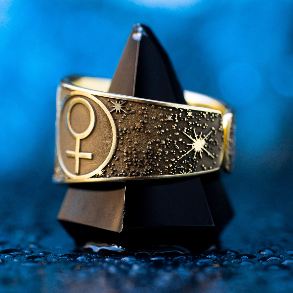 Goetia Second Pentacle of Venus Ring: Solomon Kabbalah Amulet Talisman