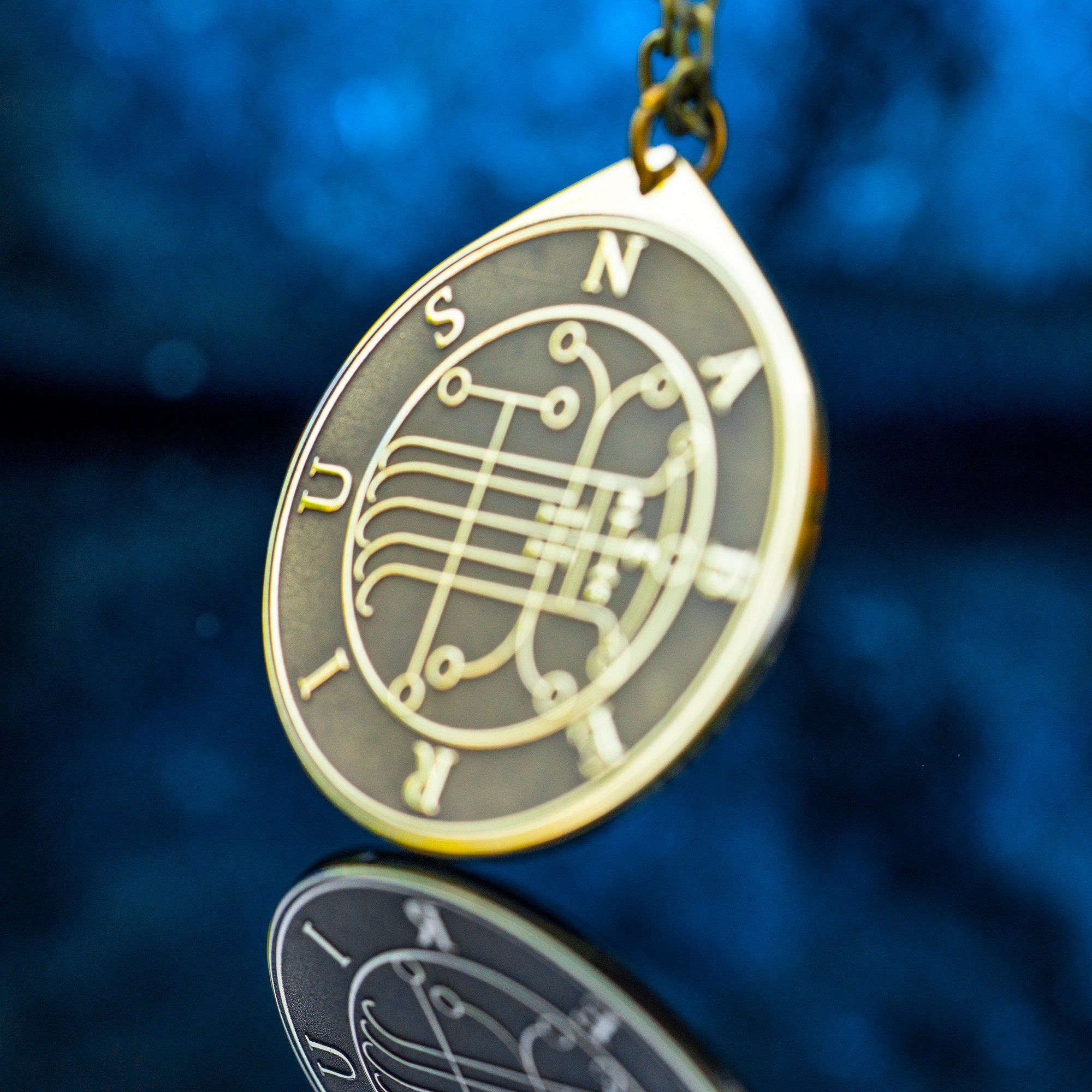 Marquis Naberius Seal Pendant: Lesser Key of Solomon Amulet