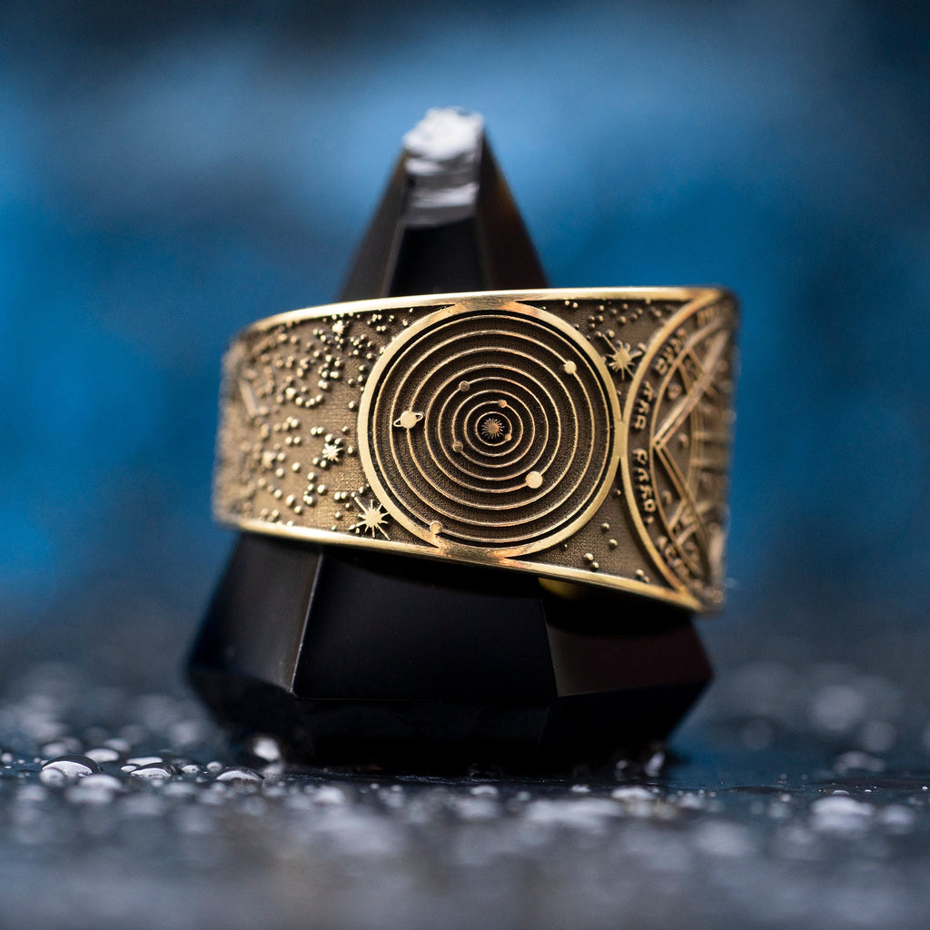 Goetia Fourth Pentacle of Venus Ring: Kabbalah Solomon Occult Magic Talisman