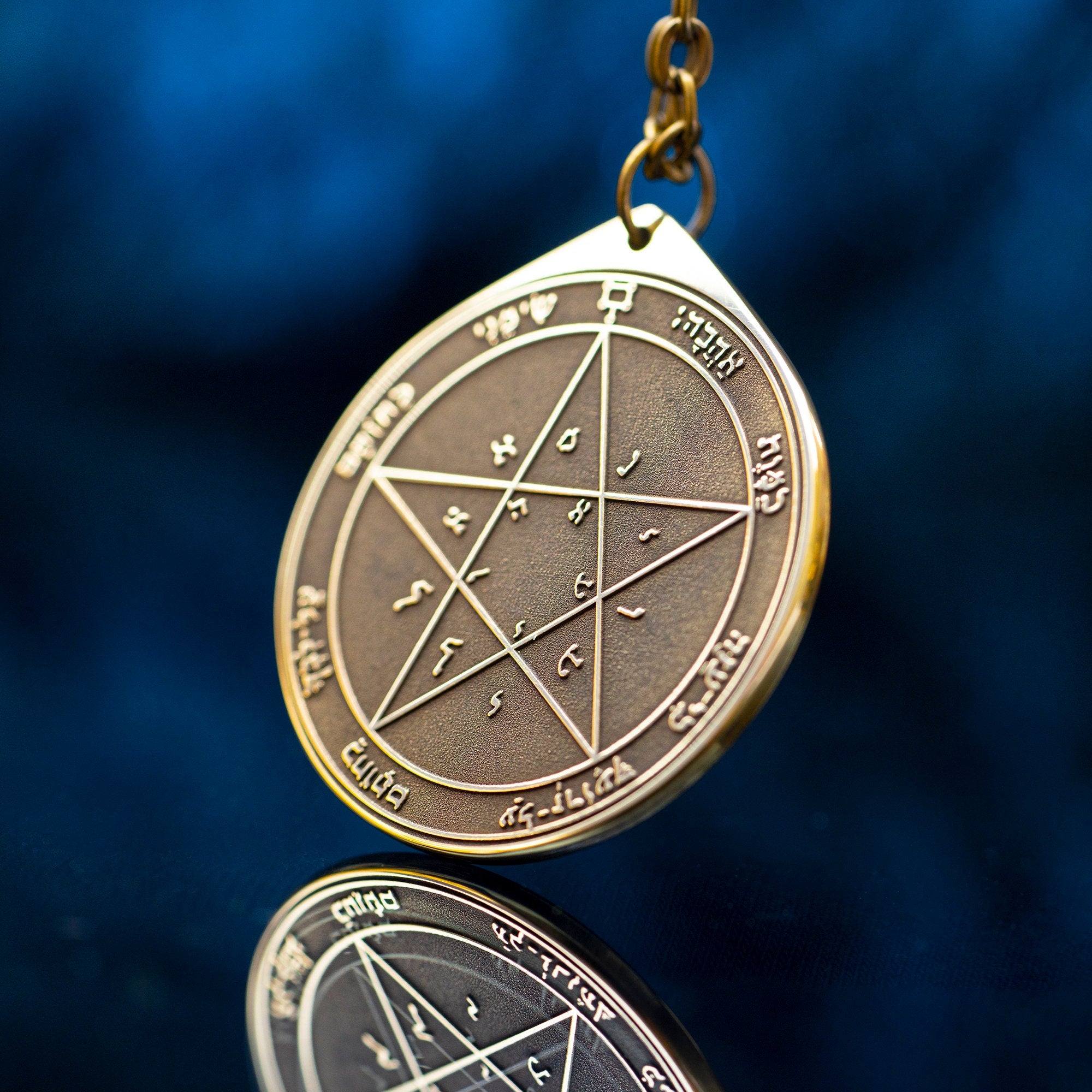 The Second Pentacle of Venus pendant Solomon kabbalah amulet talisman seal goetia occult magic lemegeton