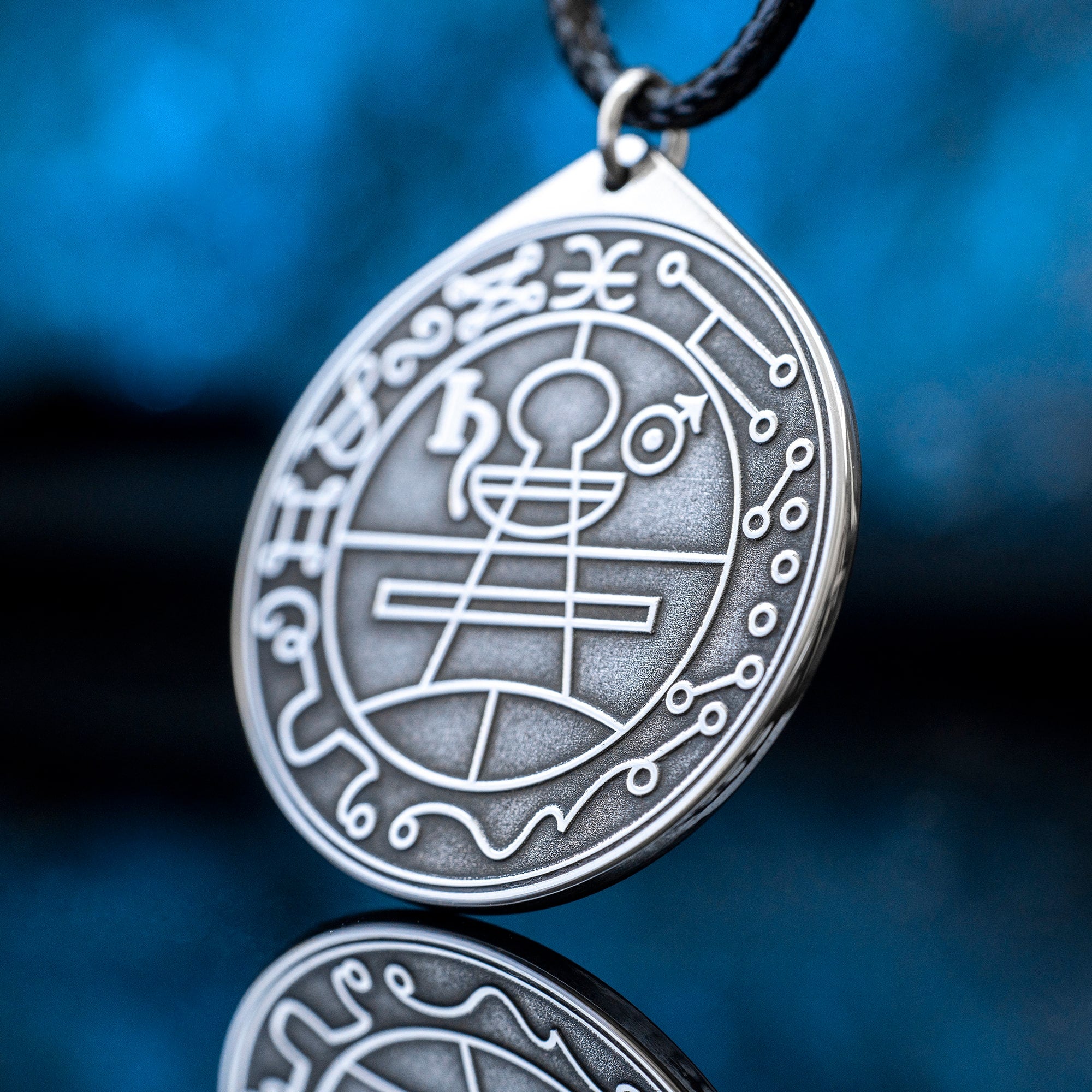 Secret Seal of Solomon Pendant: Goetia Kabbalah Amulet Magic
